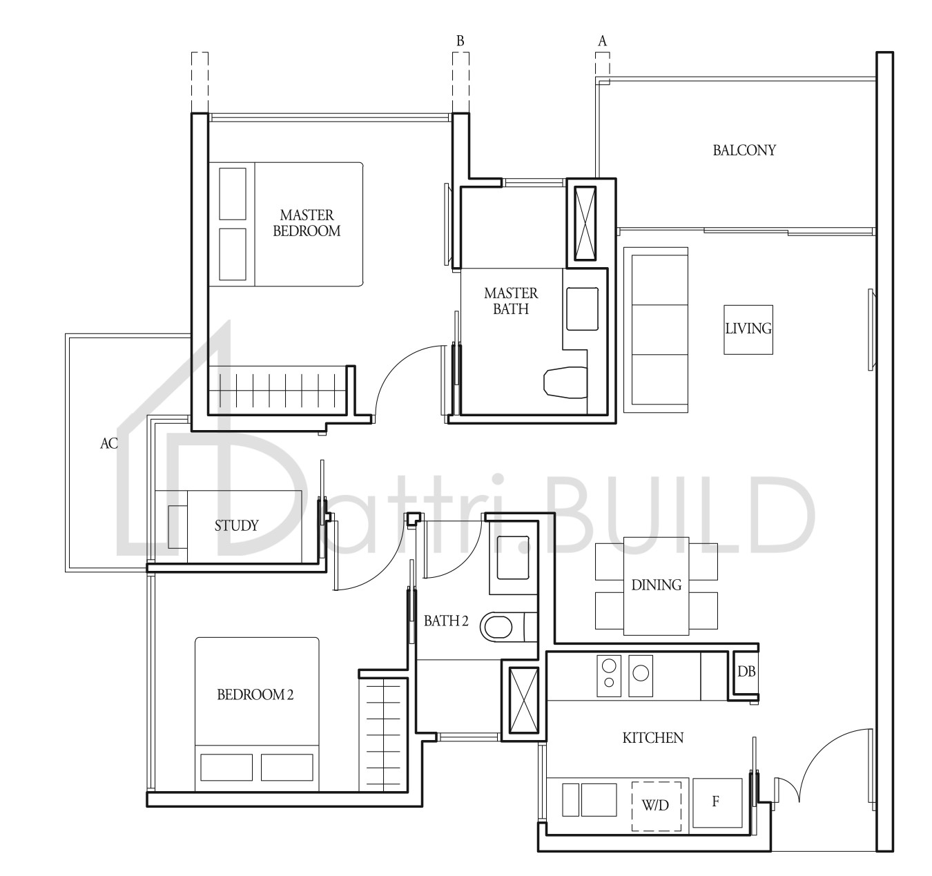 BARTLEY RIDGE (2+1)c floorplan (watermarked)