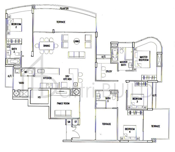 THE CALROSE PC2 floorplan (watermarked)