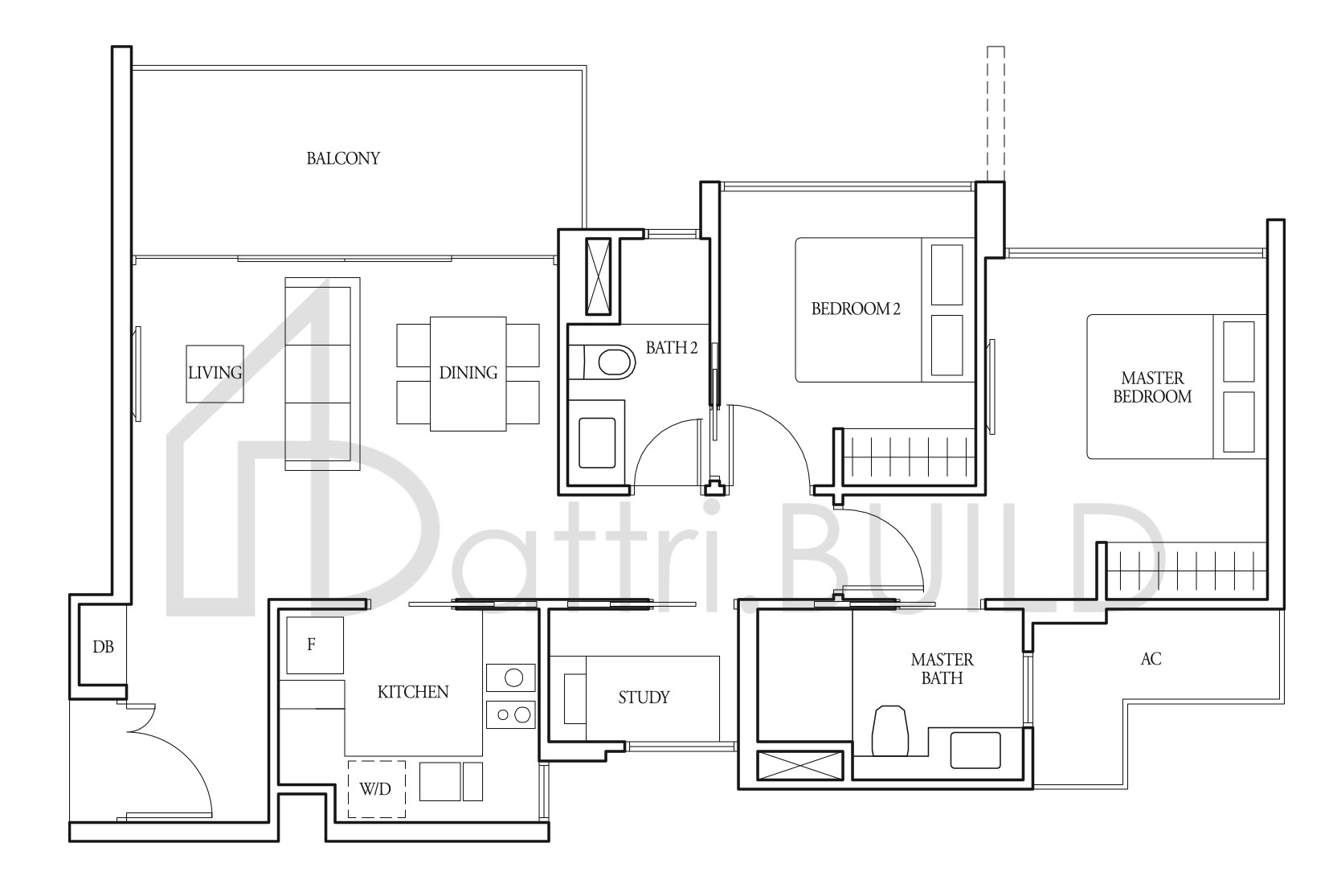 BARTLEY RIDGE (2+1)e floorplan (watermarked)