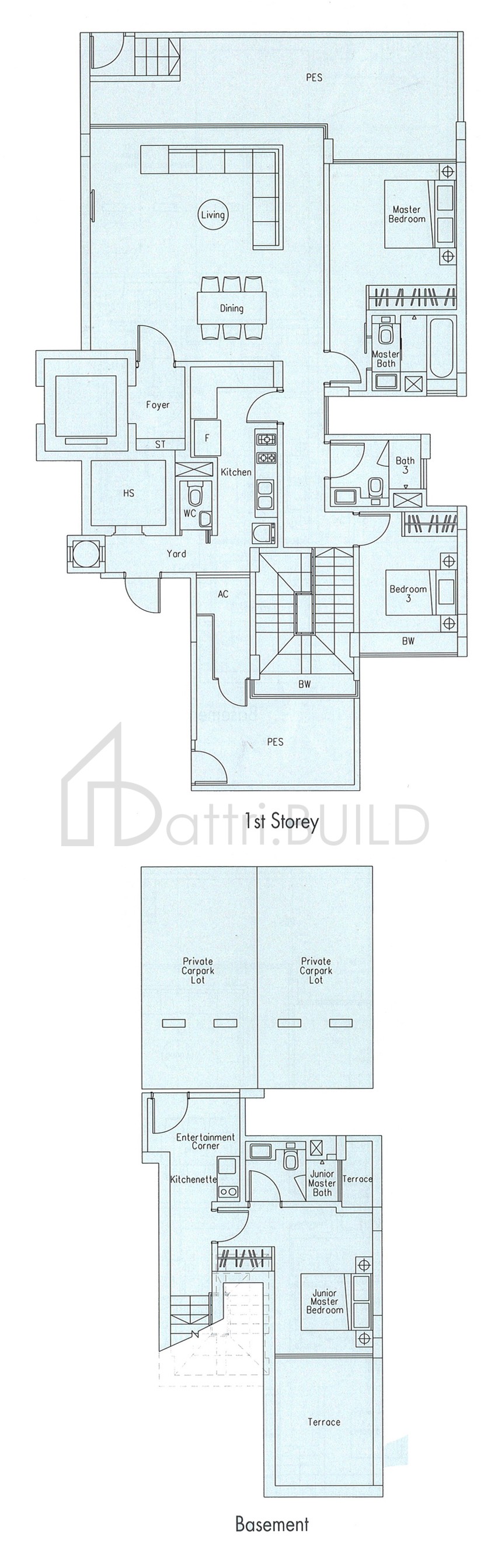 THE BEVERLY B1j-G floorplan (watermarked)
