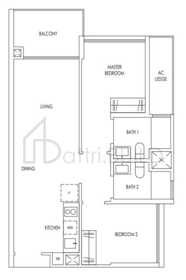 TREASURE AT TAMPINES B6P floorplan (watermarked)