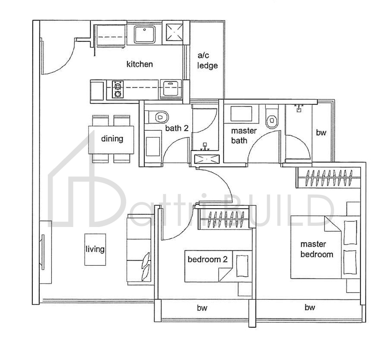 HUNDRED TREES B1-p floorplan (watermarked)