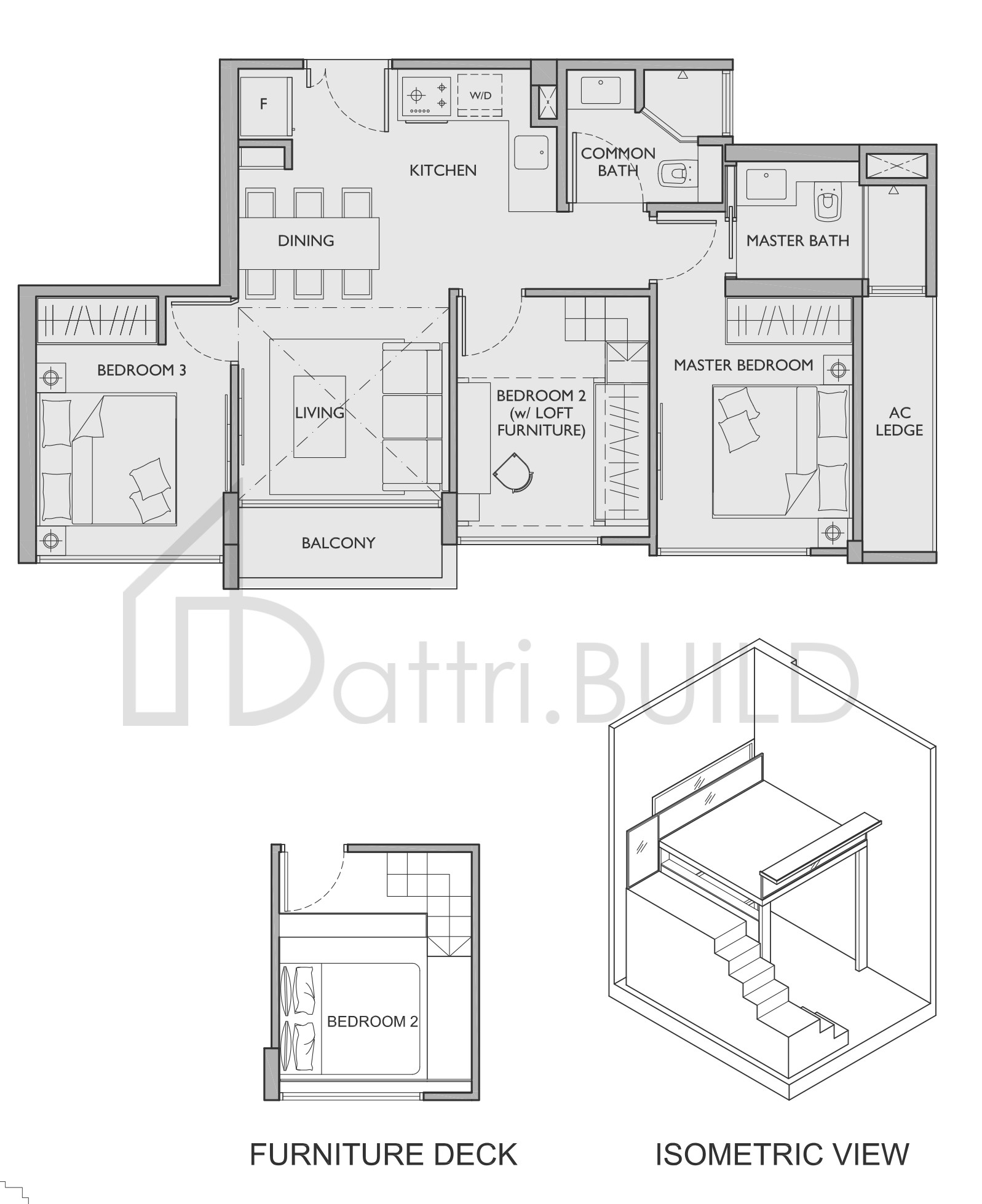 THE ASANA C1P floorplan (watermarked)