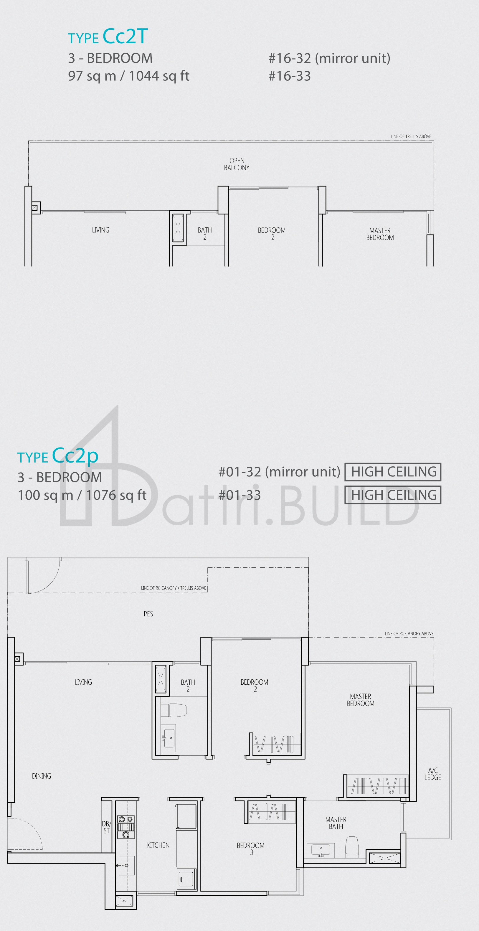 Q BAY RESIDENCES Cc2T floorplan (watermarked)