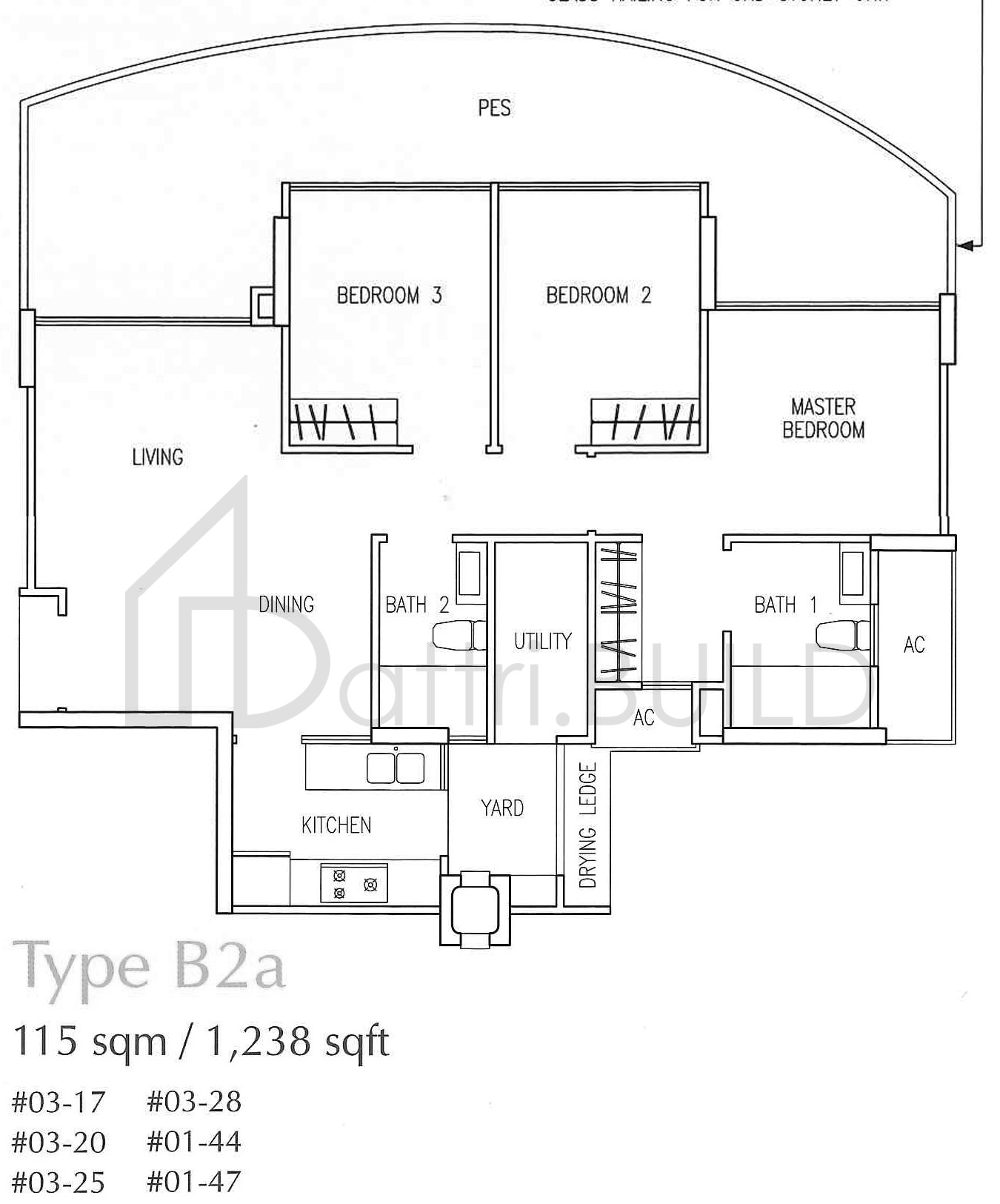 THE TAMPINES TRILLIANT B2a floorplan (watermarked)