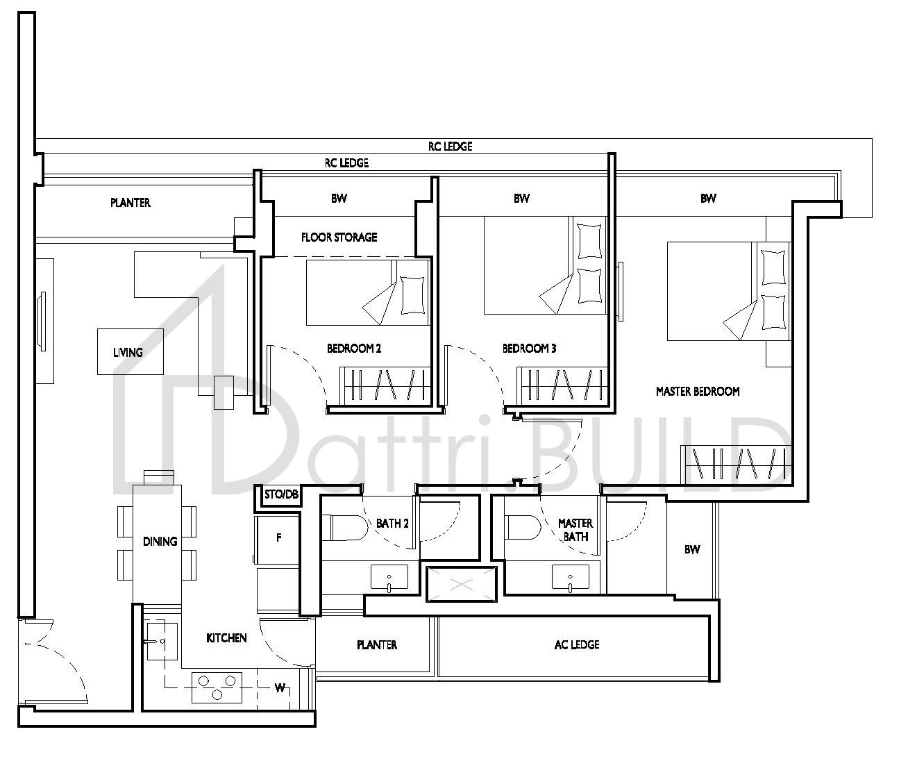 D'NEST C2a,C2a-1,C2,C2-1 floorplan (watermarked)