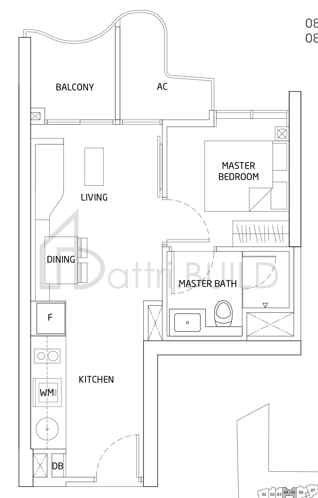 QUEENS PEAK A2 floorplan (watermarked)