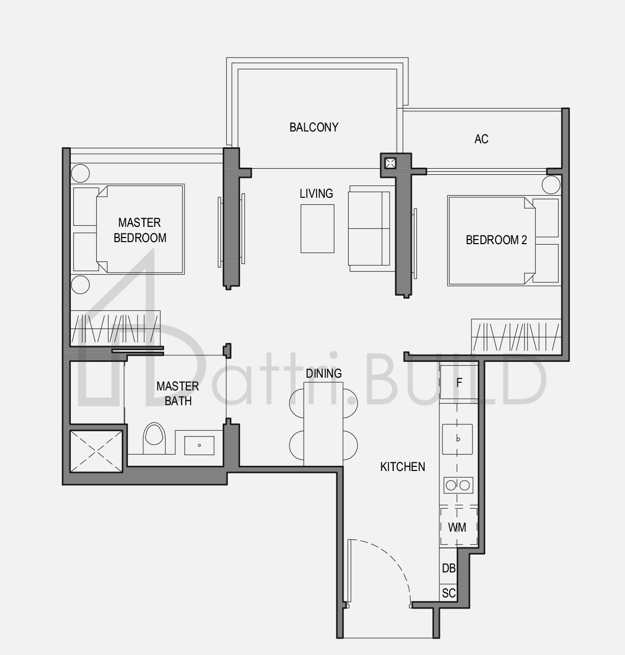 PARC BOTANNIA 2BRC2 floorplan (watermarked)
