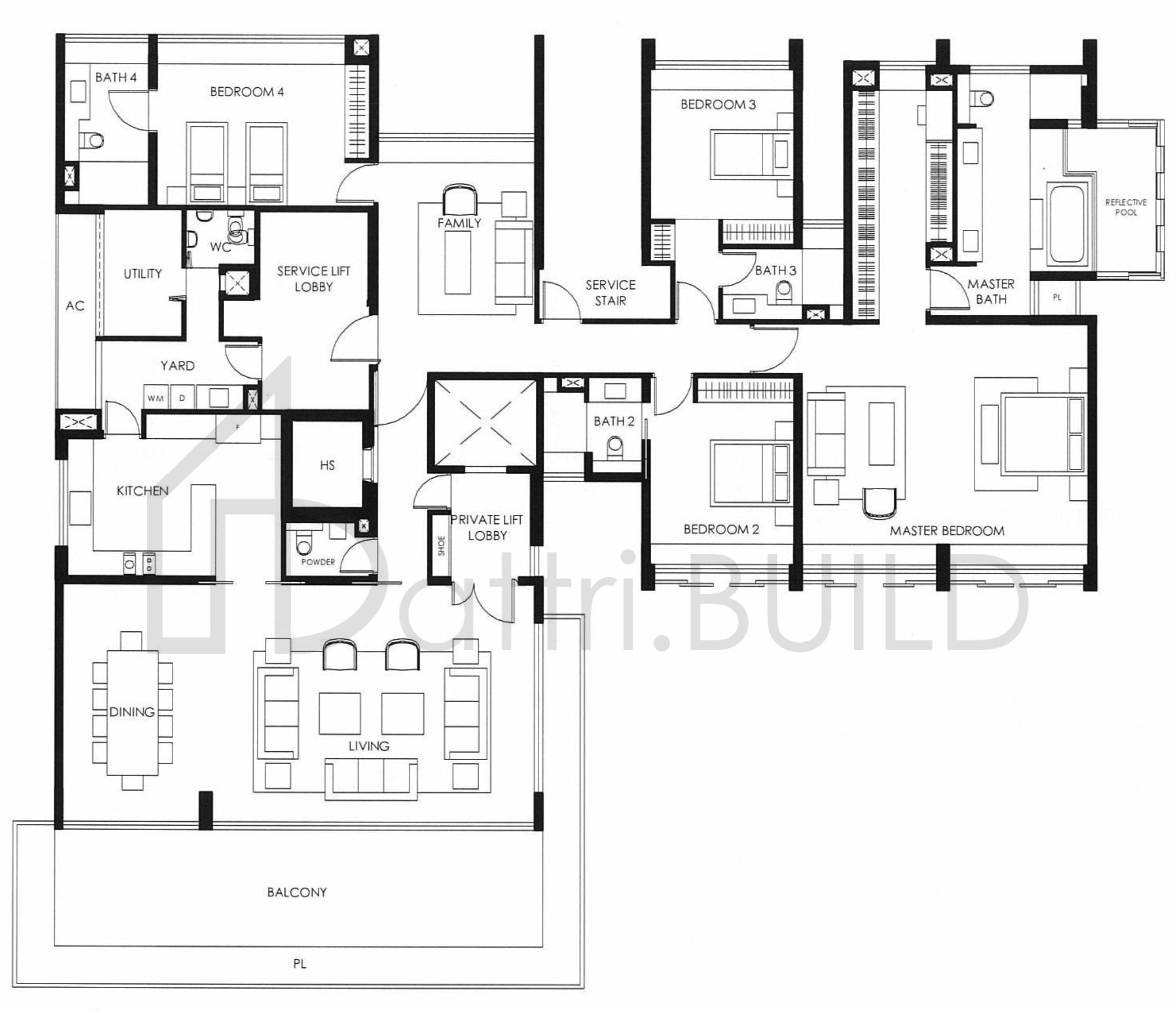 THE NASSIM E2 floorplan (watermarked)