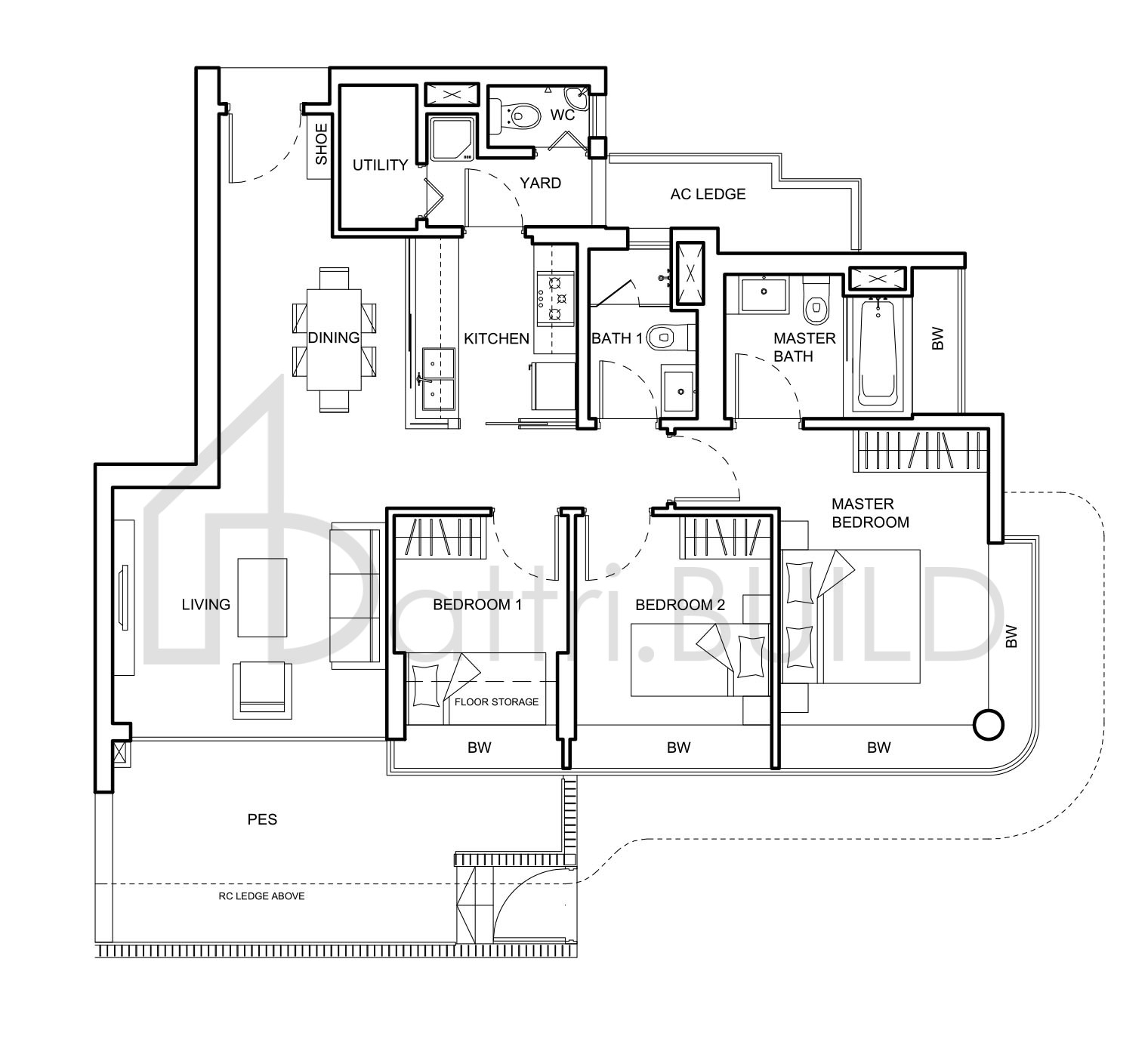 NV RESIDENCES C1b(p) floorplan (watermarked)