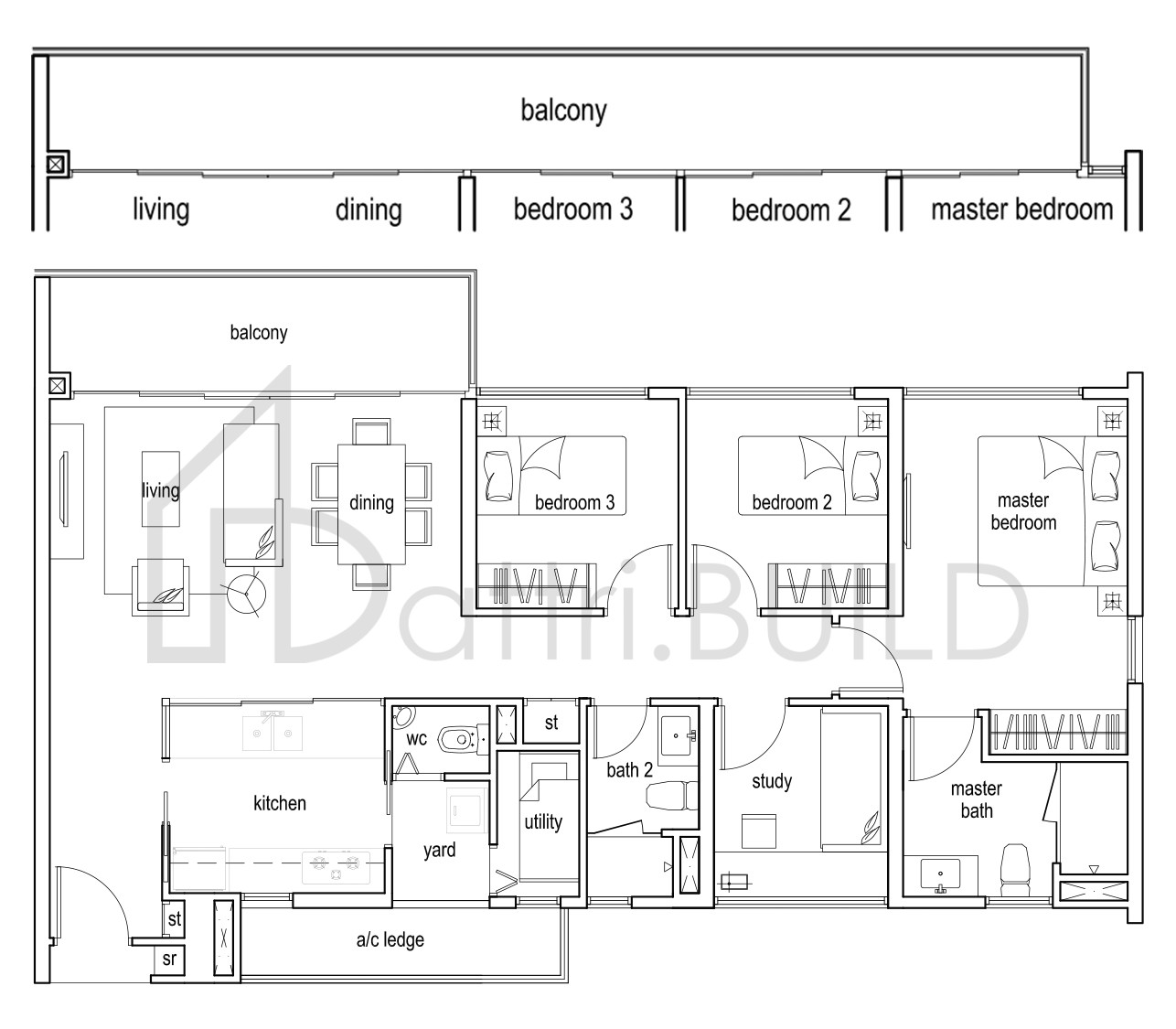 TREE HOUSE BS2 floorplan (watermarked)
