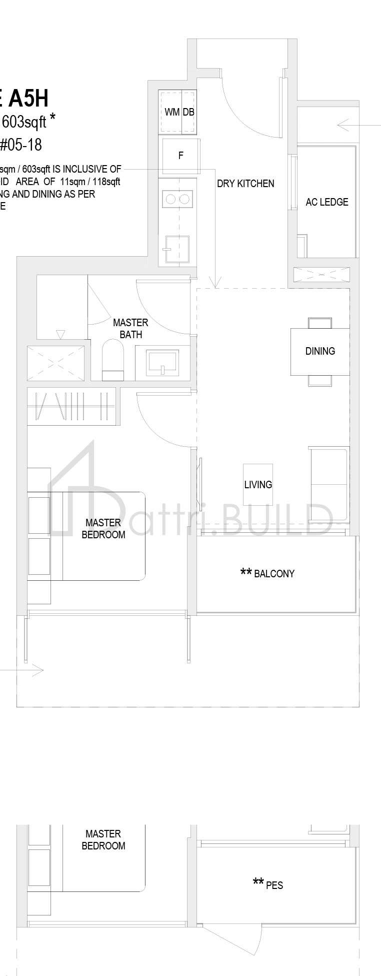 THE VERANDAH RESIDENCES A5P floorplan (watermarked)