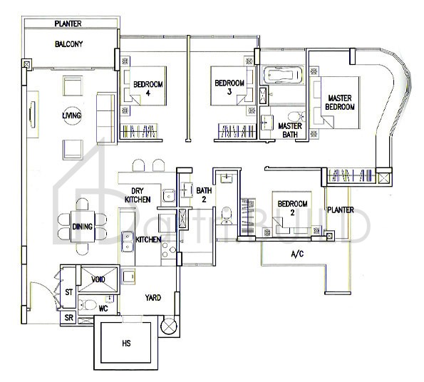 THE CALROSE C2 floorplan (watermarked)