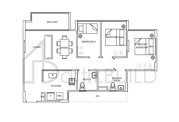 LA FIESTA C1 floorplan (watermarked)