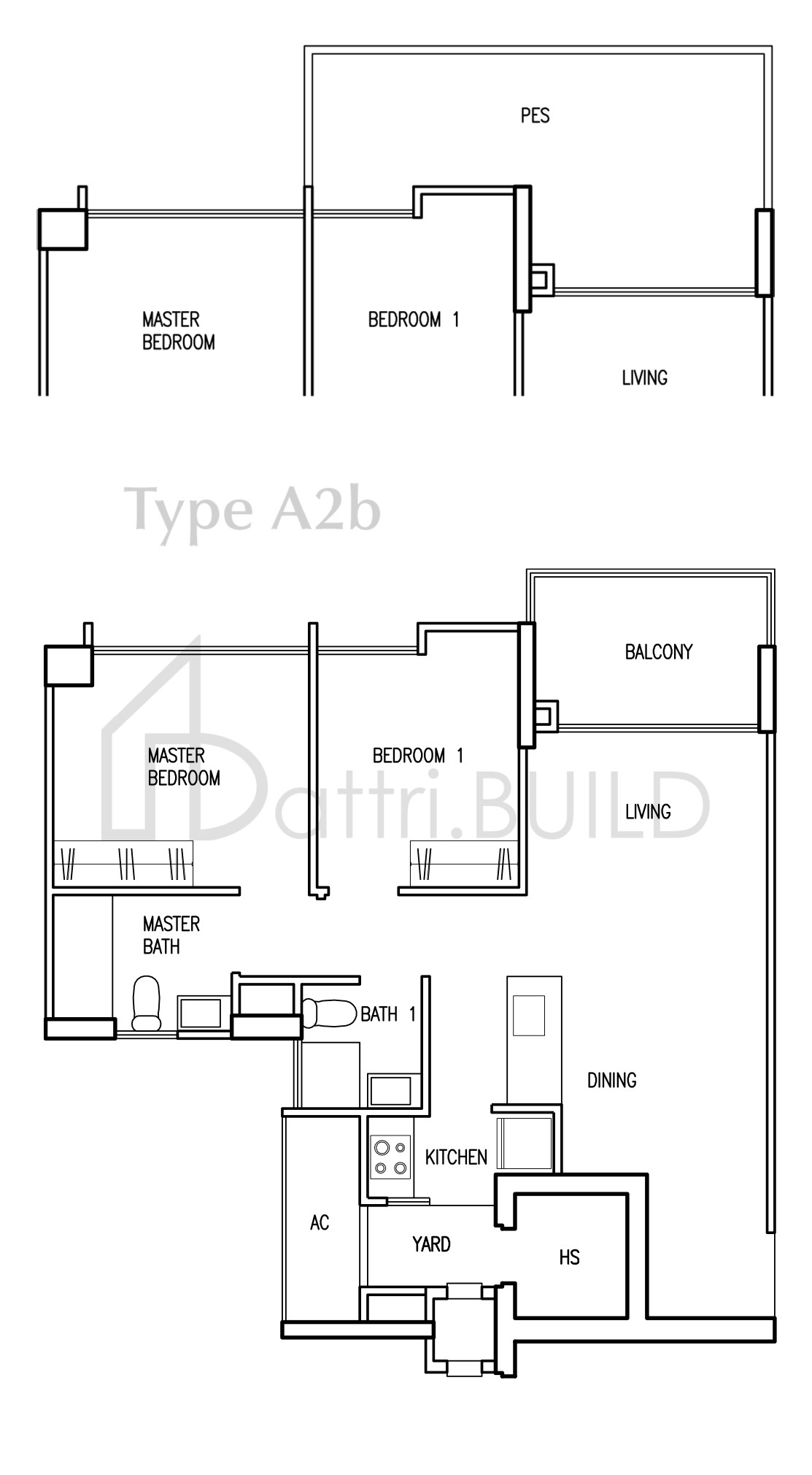 PARC VERA A2b floorplan (watermarked)
