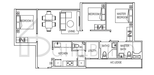 SYMPHONY SUITES C2 floorplan (watermarked)