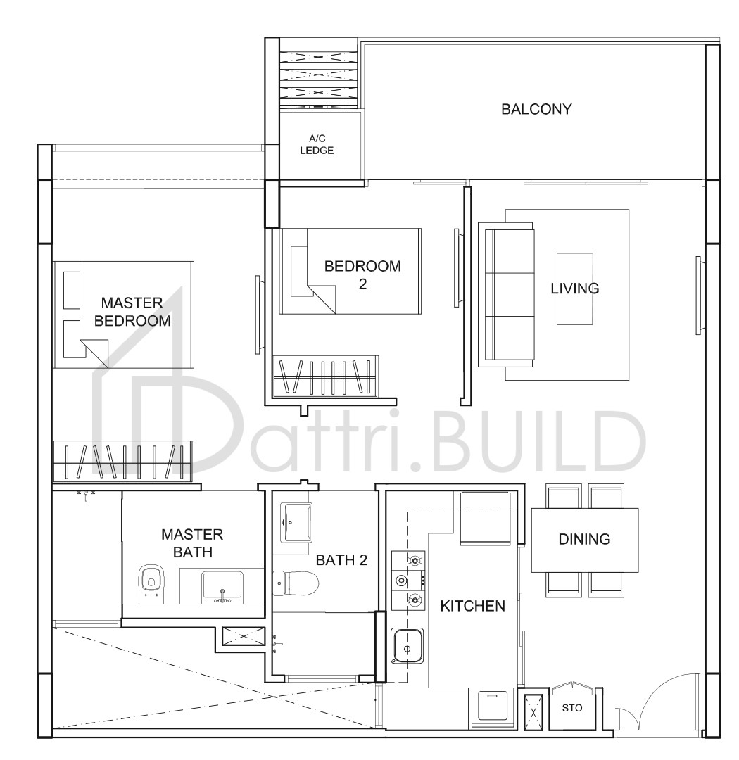UBER 388 B3 floorplan (watermarked)