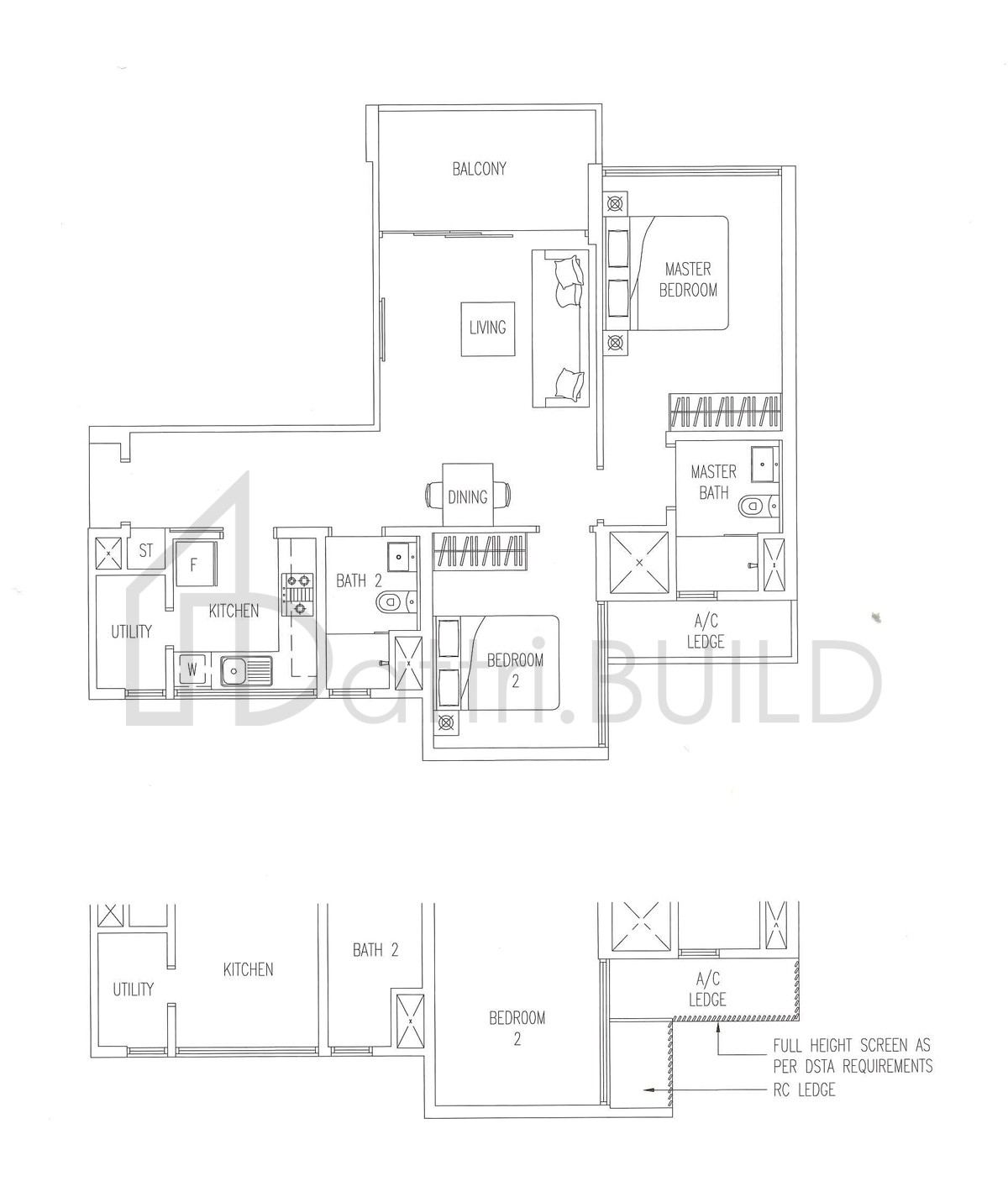 TWIN FOUNTAINS A floorplan (watermarked)