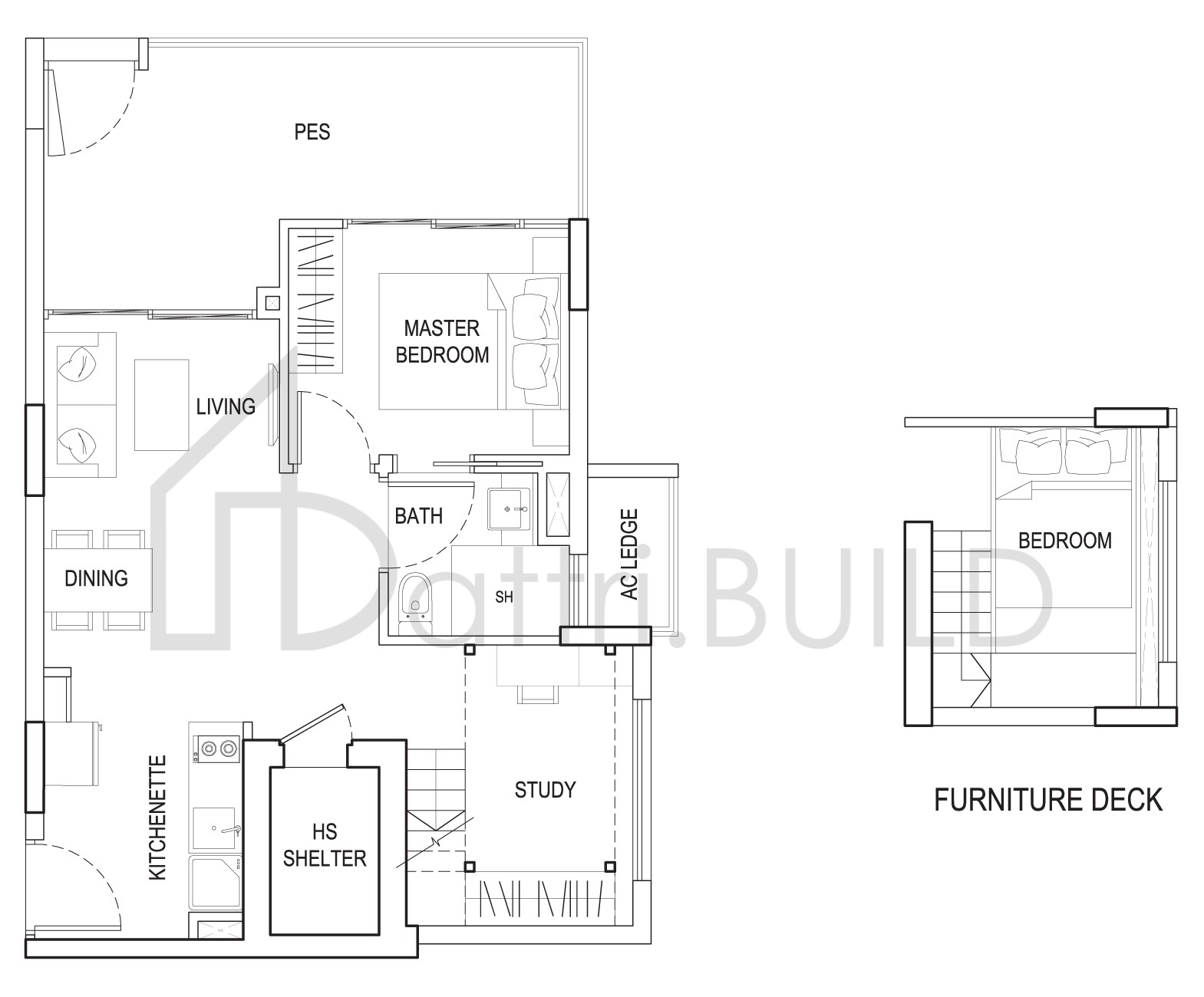 URBAN VISTA 20D2 floorplan (watermarked)