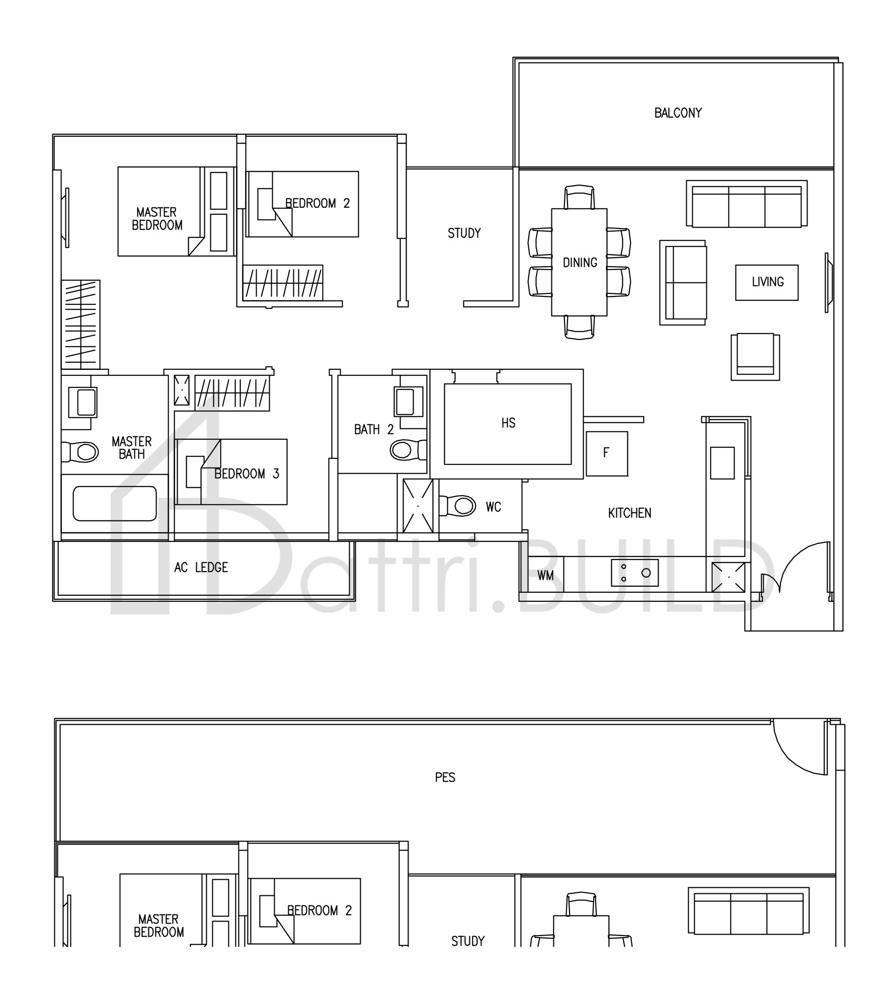 AUSTVILLE RESIDENCES C1P floorplan (watermarked)