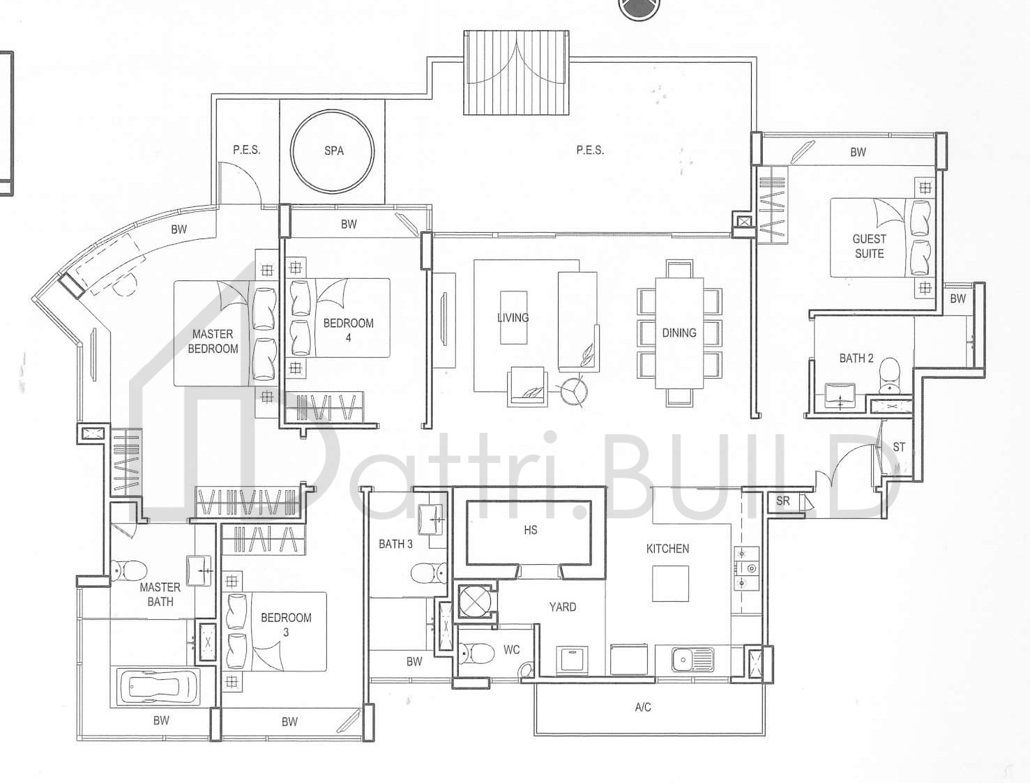 CLEMENTIWOODS CONDOMINIUM DG1P floorplan (watermarked)