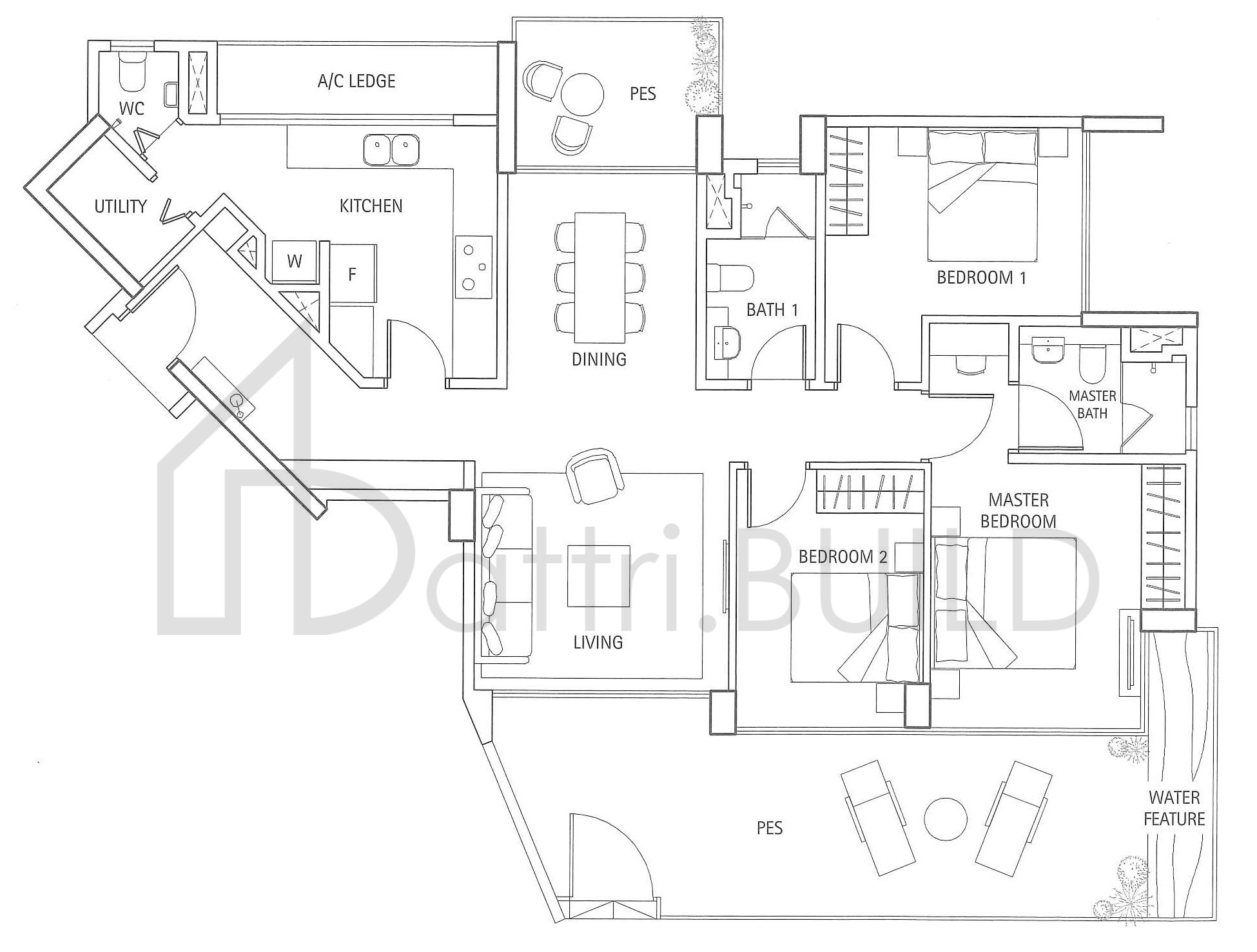 WATERBANK AT DAKOTA D3G floorplan (watermarked)