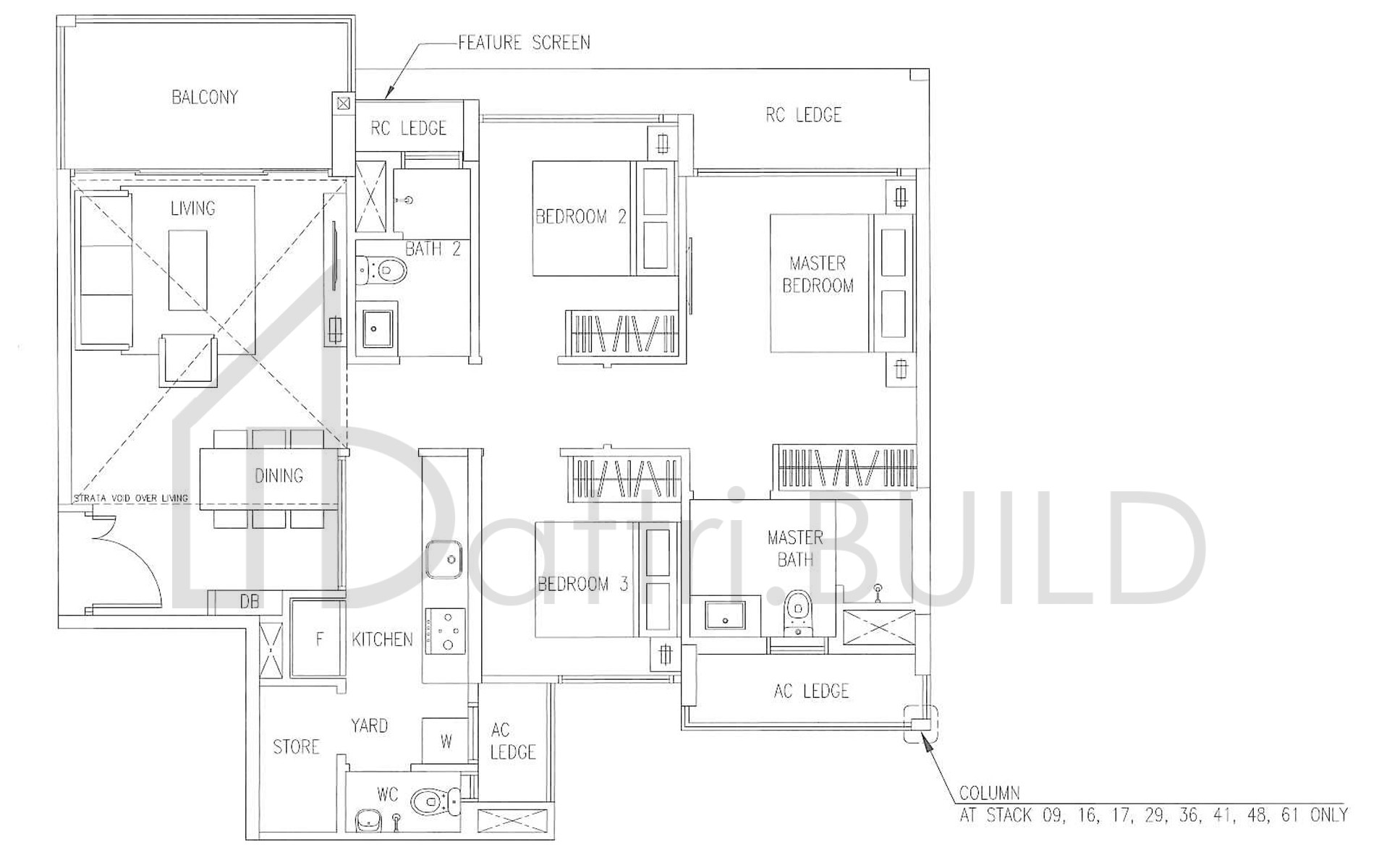 THE VISIONAIRE C5L floorplan (watermarked)