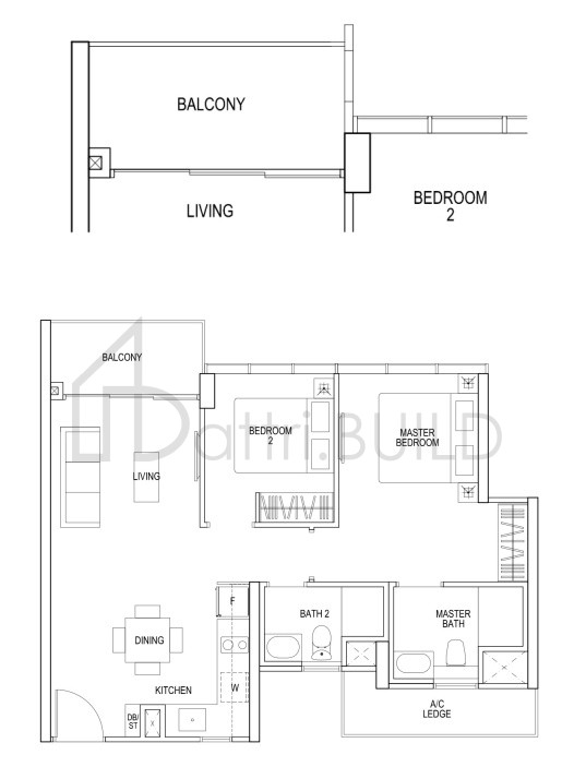 DOUBLE BAY RESIDENCES B1 floorplan (watermarked)