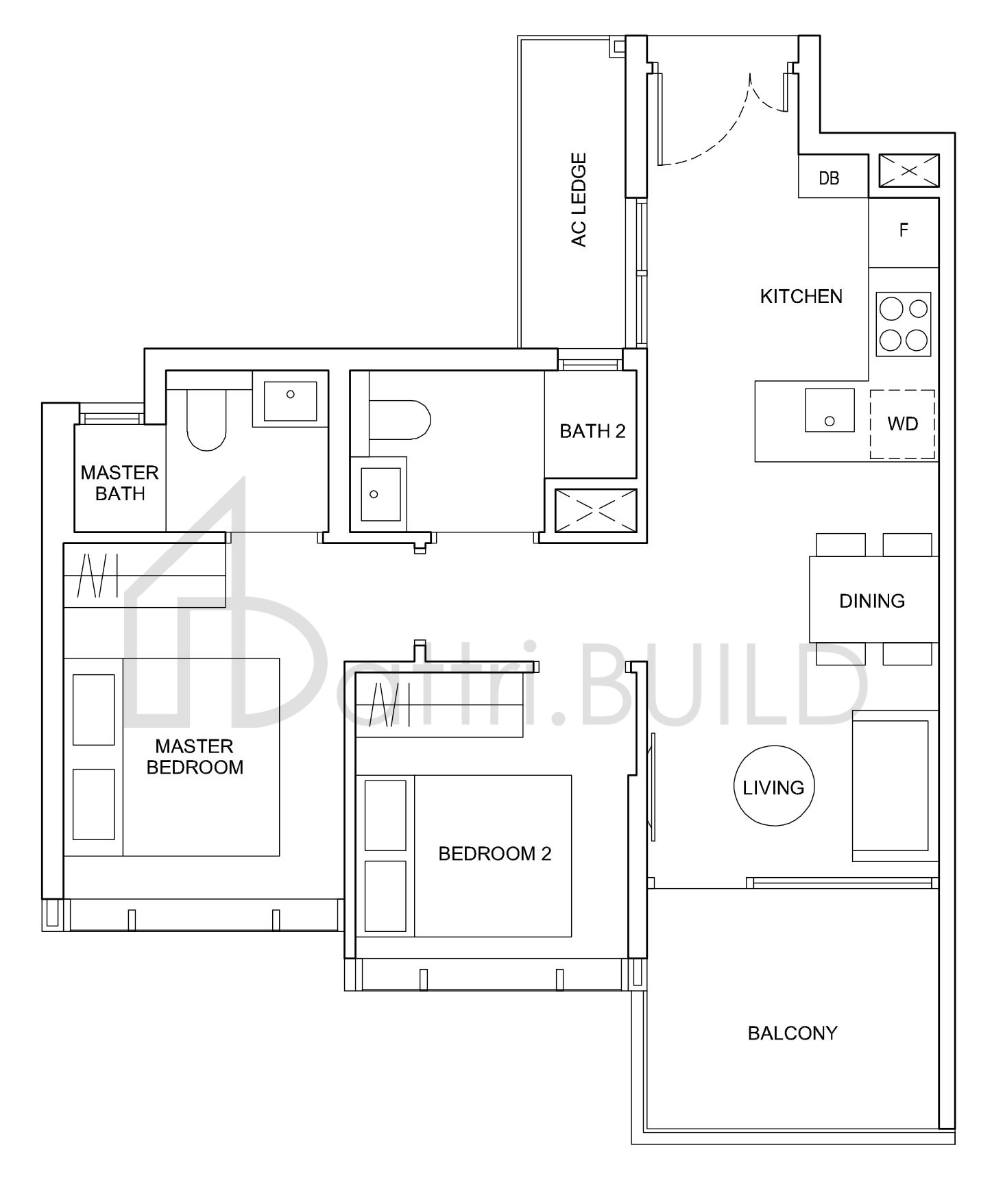 HYLL ON HOLLAND C2 floorplan (watermarked)