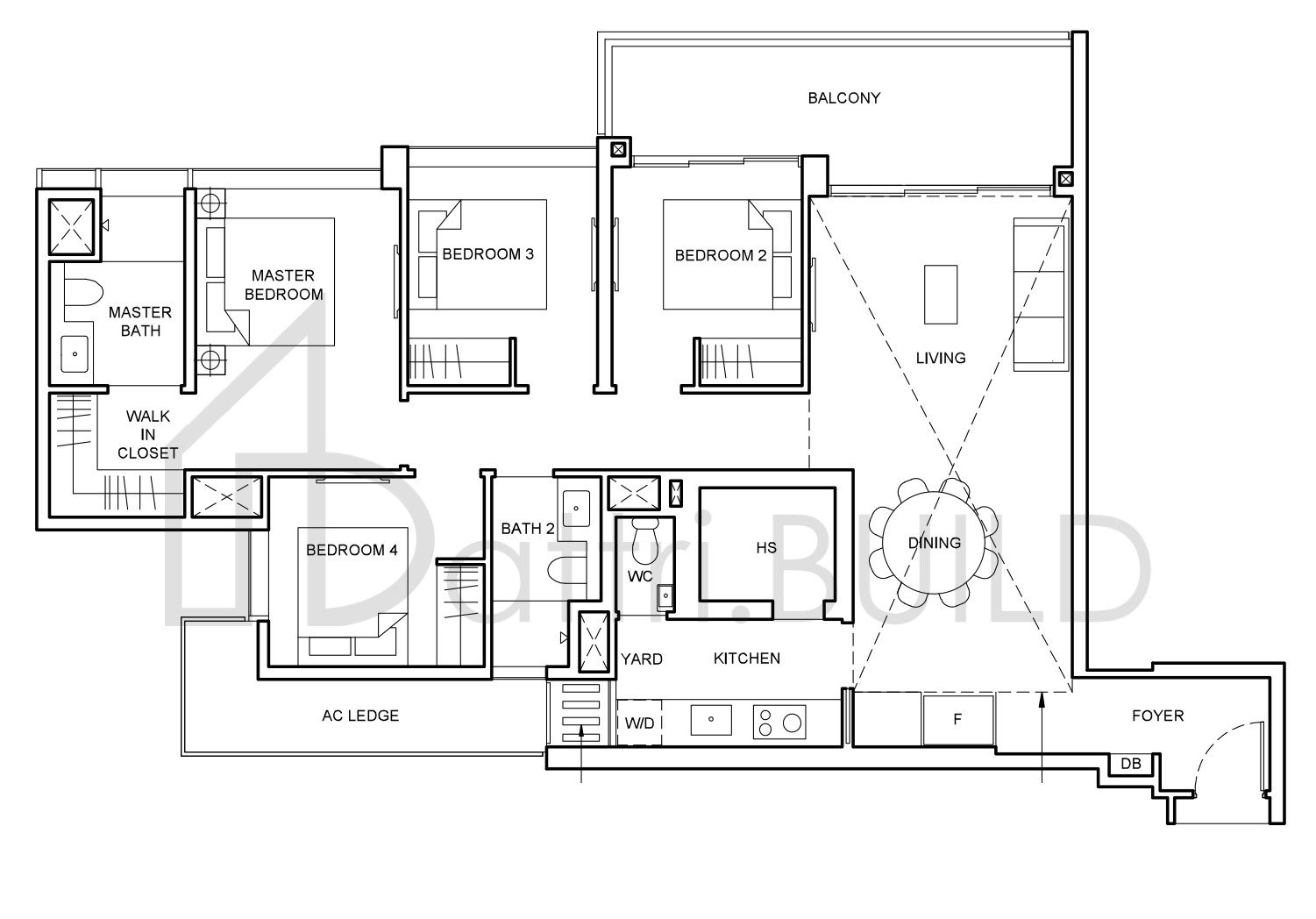 FORETT AT BUKIT TIMAH D1b floorplan (watermarked)