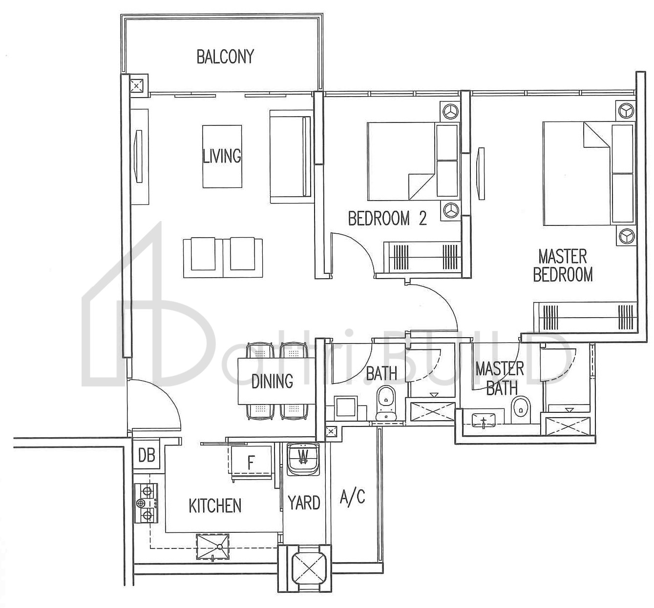 MY MANHATTAN B2 floorplan (watermarked)