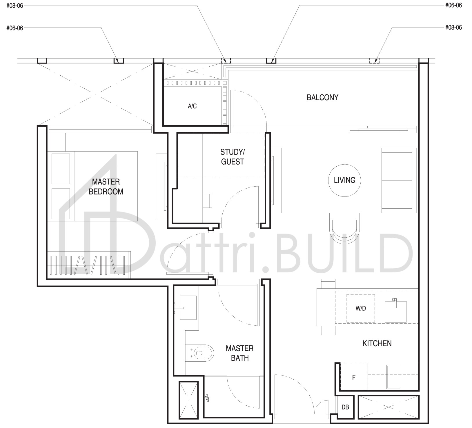 UP@ROBERTSON QUAY B1 floorplan (watermarked)