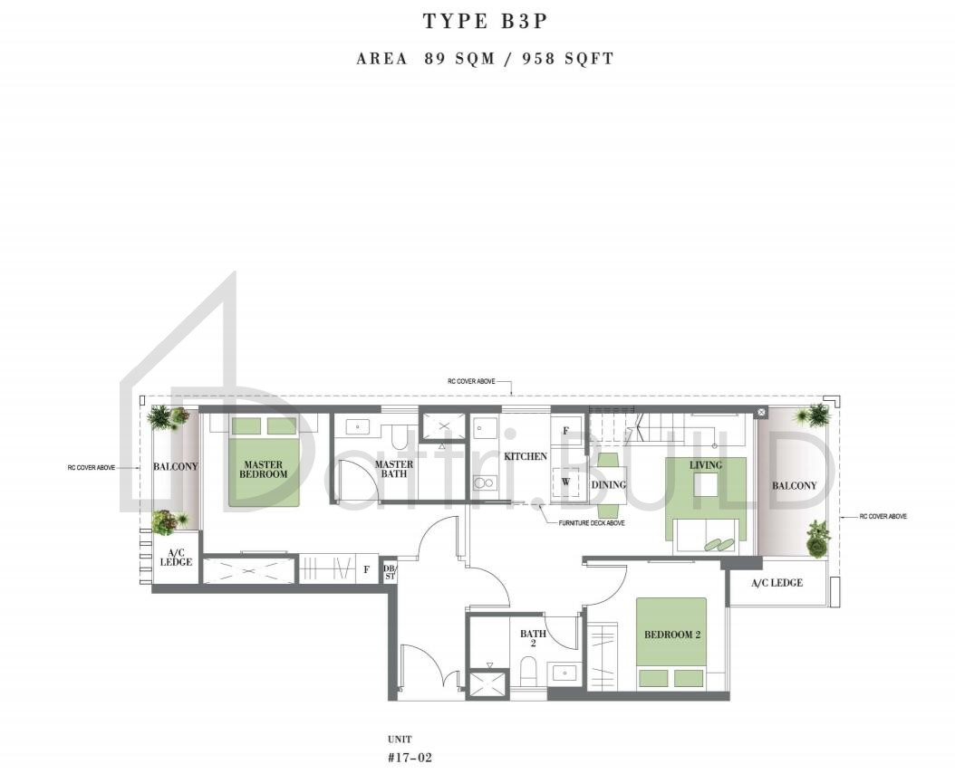 BOTANIQUE AT BARTLEY B3P floorplan (watermarked)