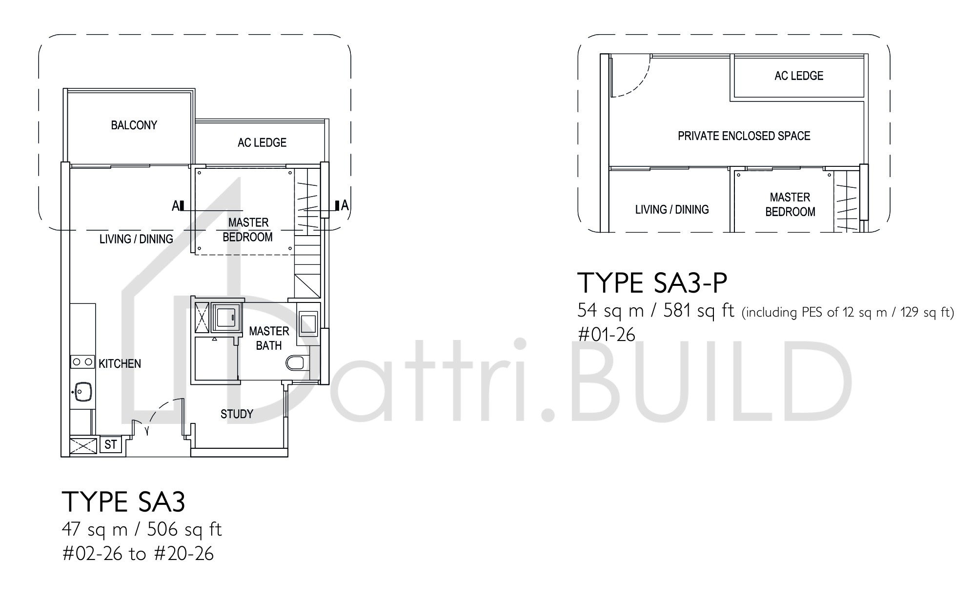 J GATEWAY SA3-P floorplan (watermarked)