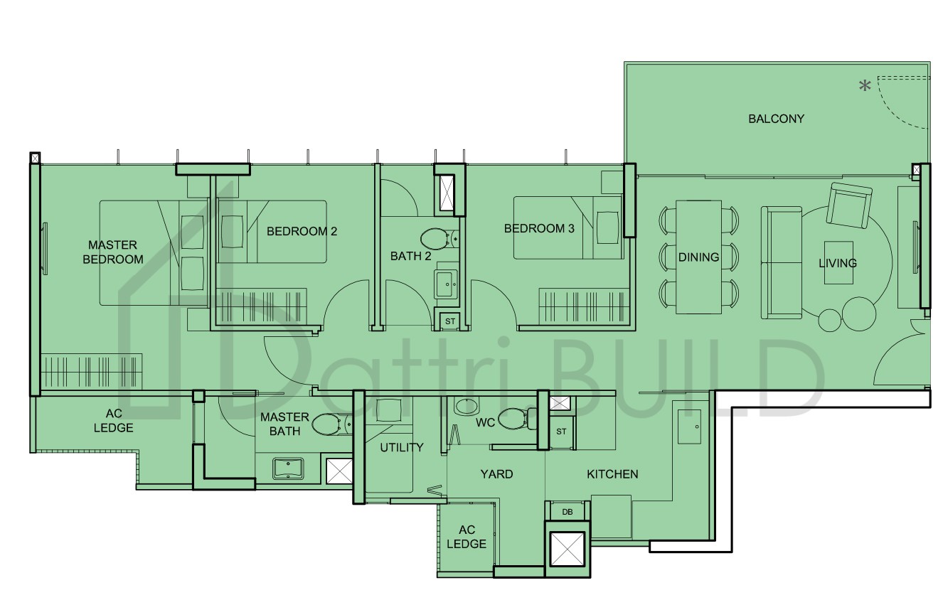 THE TEMBUSU C2 floorplan (watermarked)