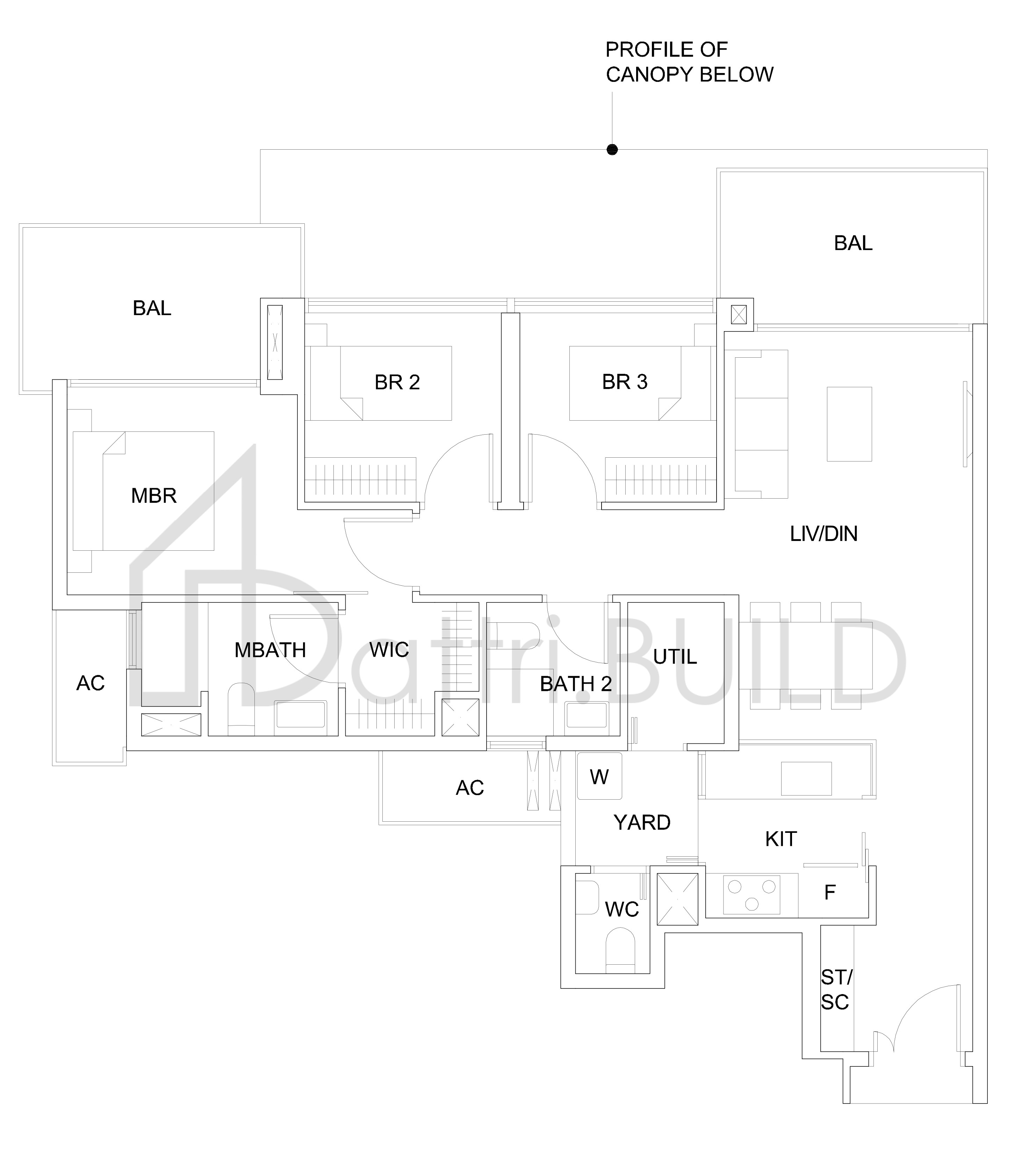 SKY VUE Cb1(3-br) floorplan (watermarked)