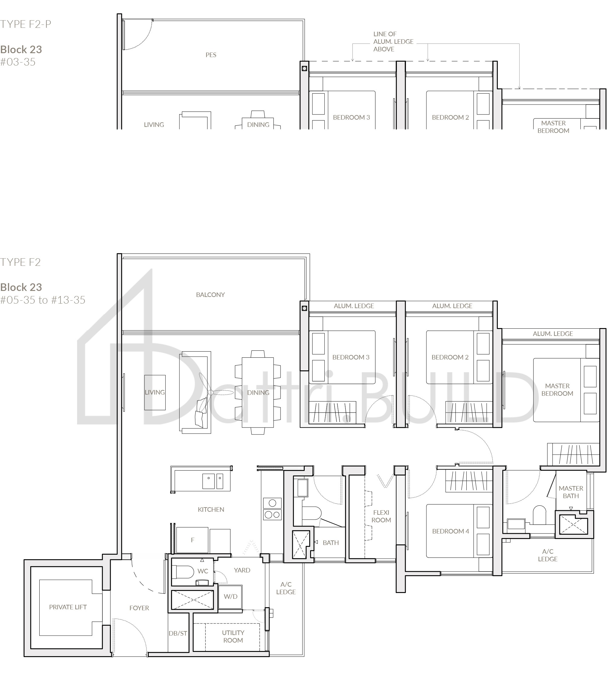 THE WOODLEIGH RESIDENCES F2 floorplan (watermarked)