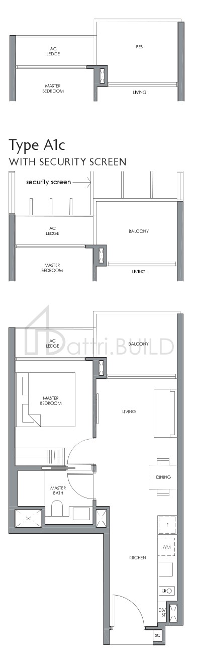 FOURTH AVENUE RESIDENCES A1c floorplan (watermarked)