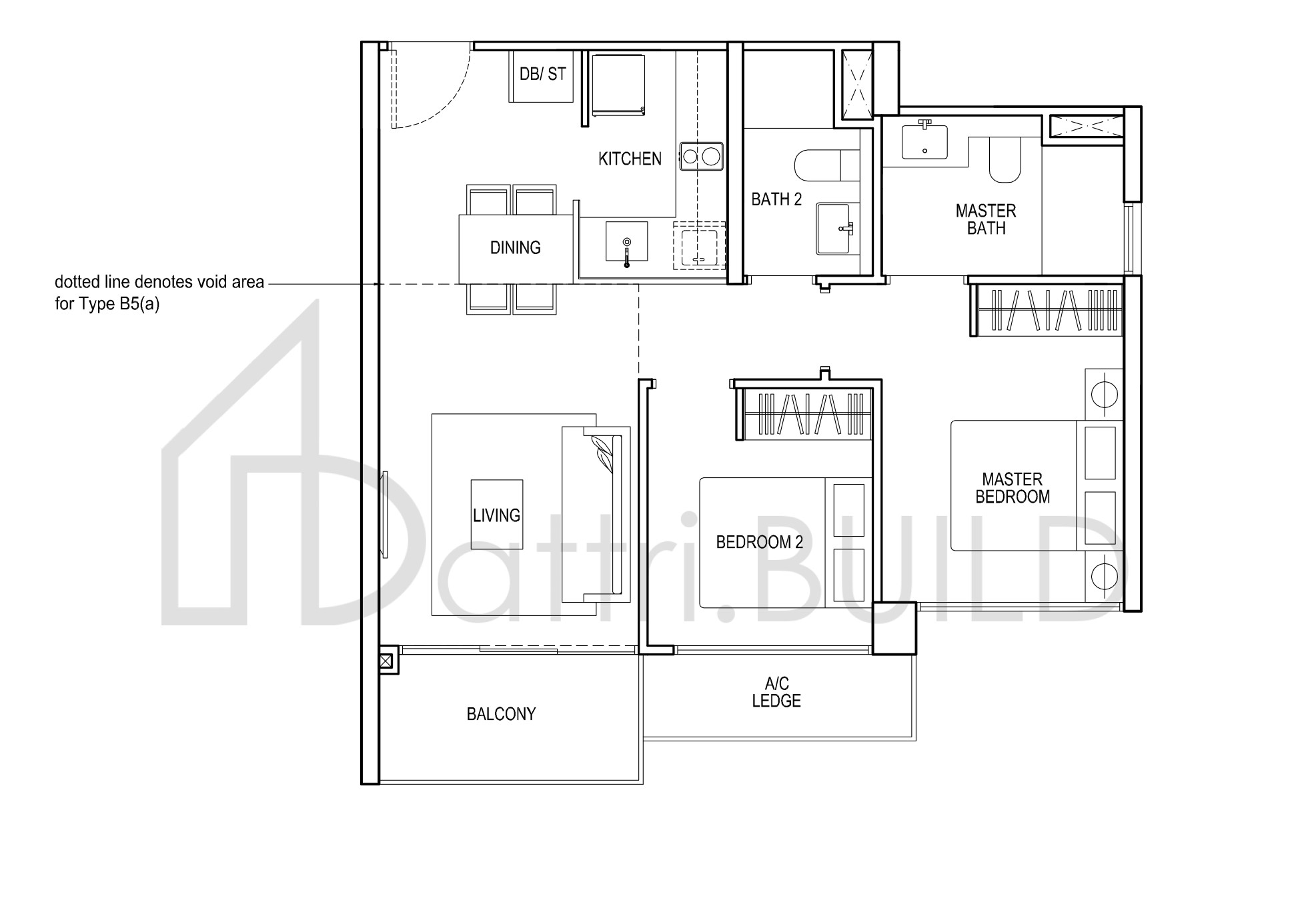 RIVERTREES RESIDENCES B5(a) floorplan (watermarked)
