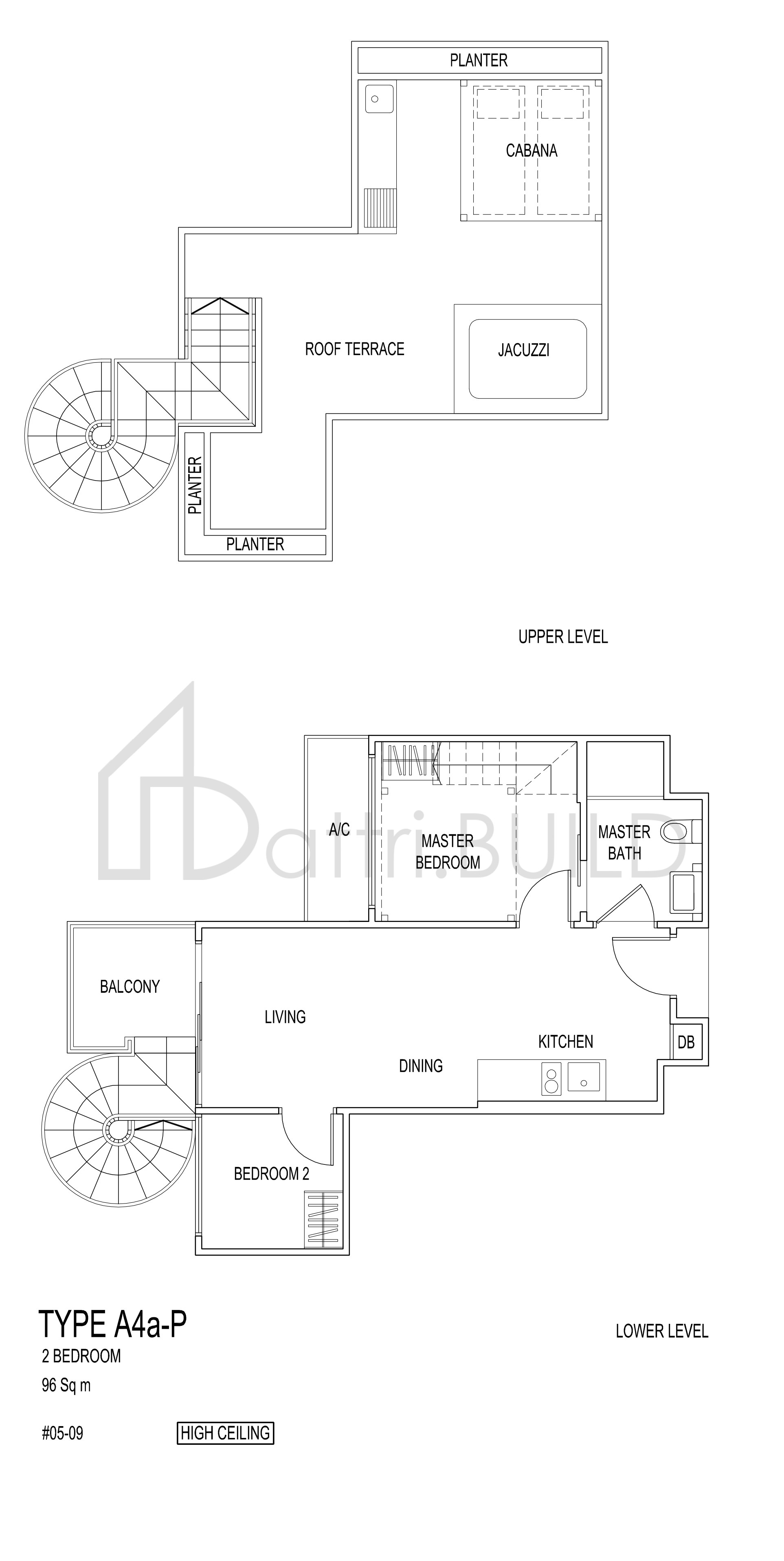 JADE RESIDENCES A4a-P floorplan (watermarked)