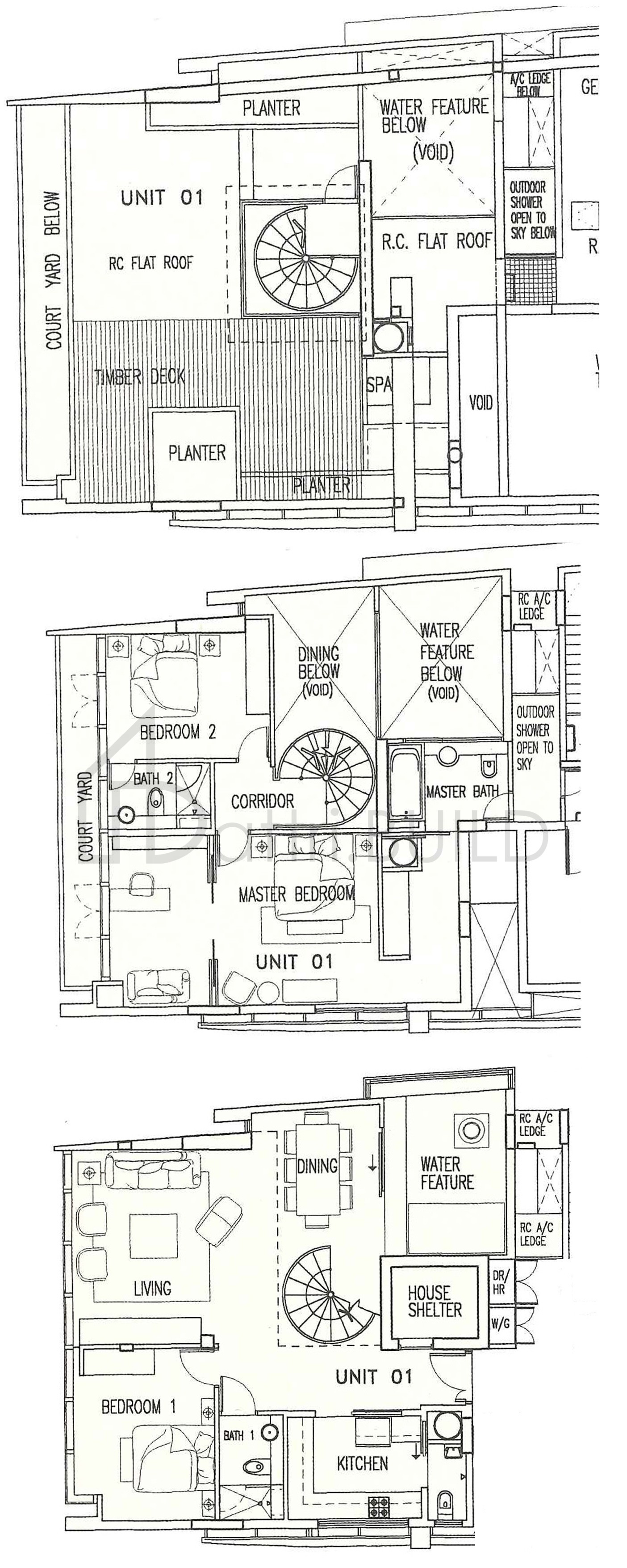 THE ABODE AT DEVONSHIRE Penthouse floorplan (watermarked)