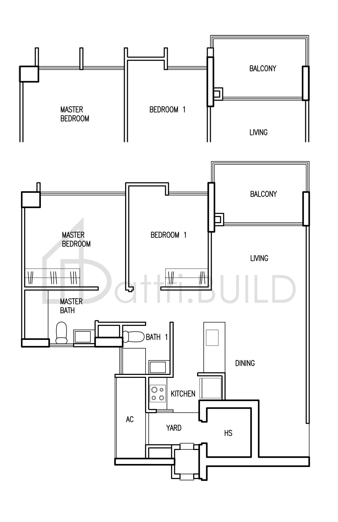 PARC VERA A1a floorplan (watermarked)