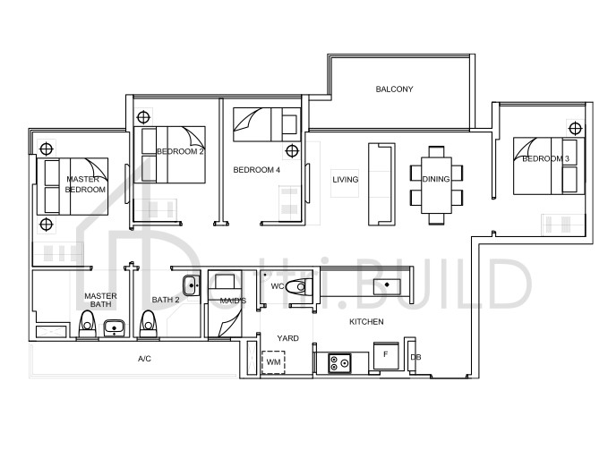 LA FIESTA D2 floorplan (watermarked)