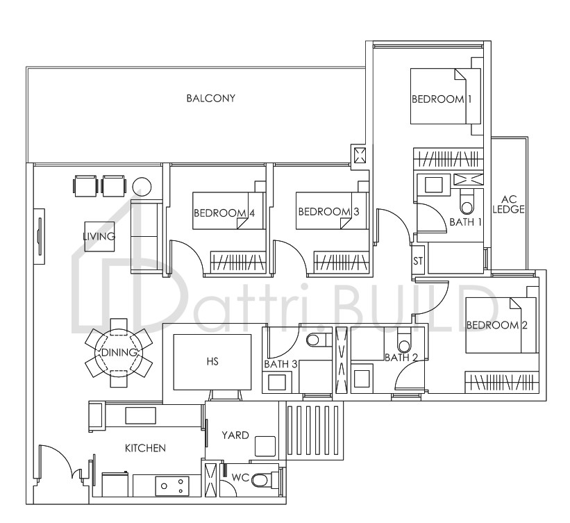 BEDOK RESIDENCES D1 floorplan (watermarked)