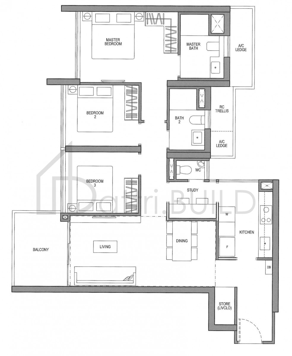 SEASIDE RESIDENCES C3(h) floorplan (watermarked)