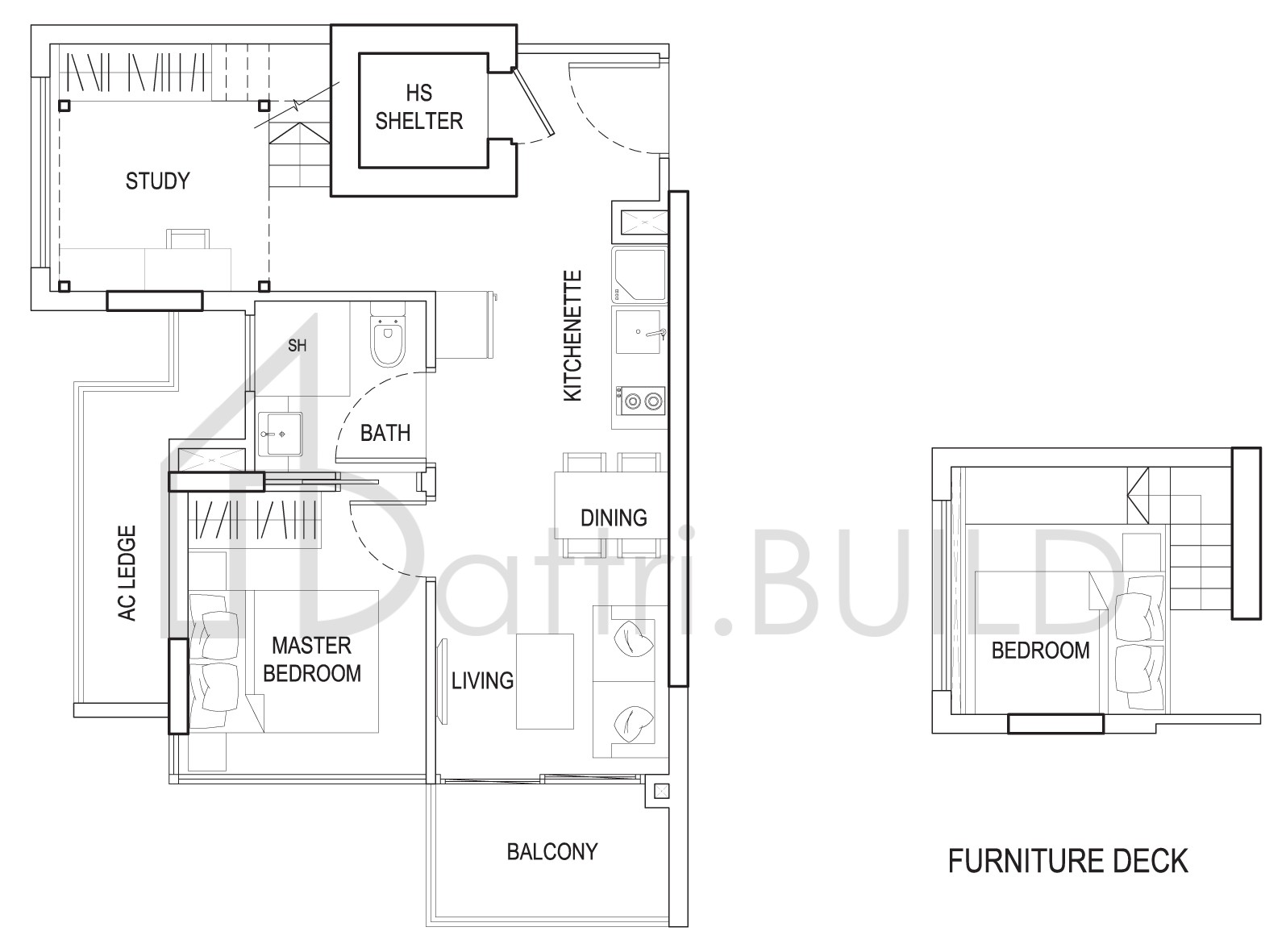URBAN VISTA 12B4 floorplan (watermarked)