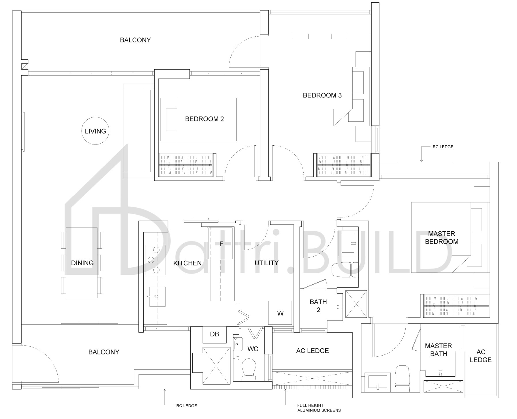 THE CRITERION B10 floorplan (watermarked)