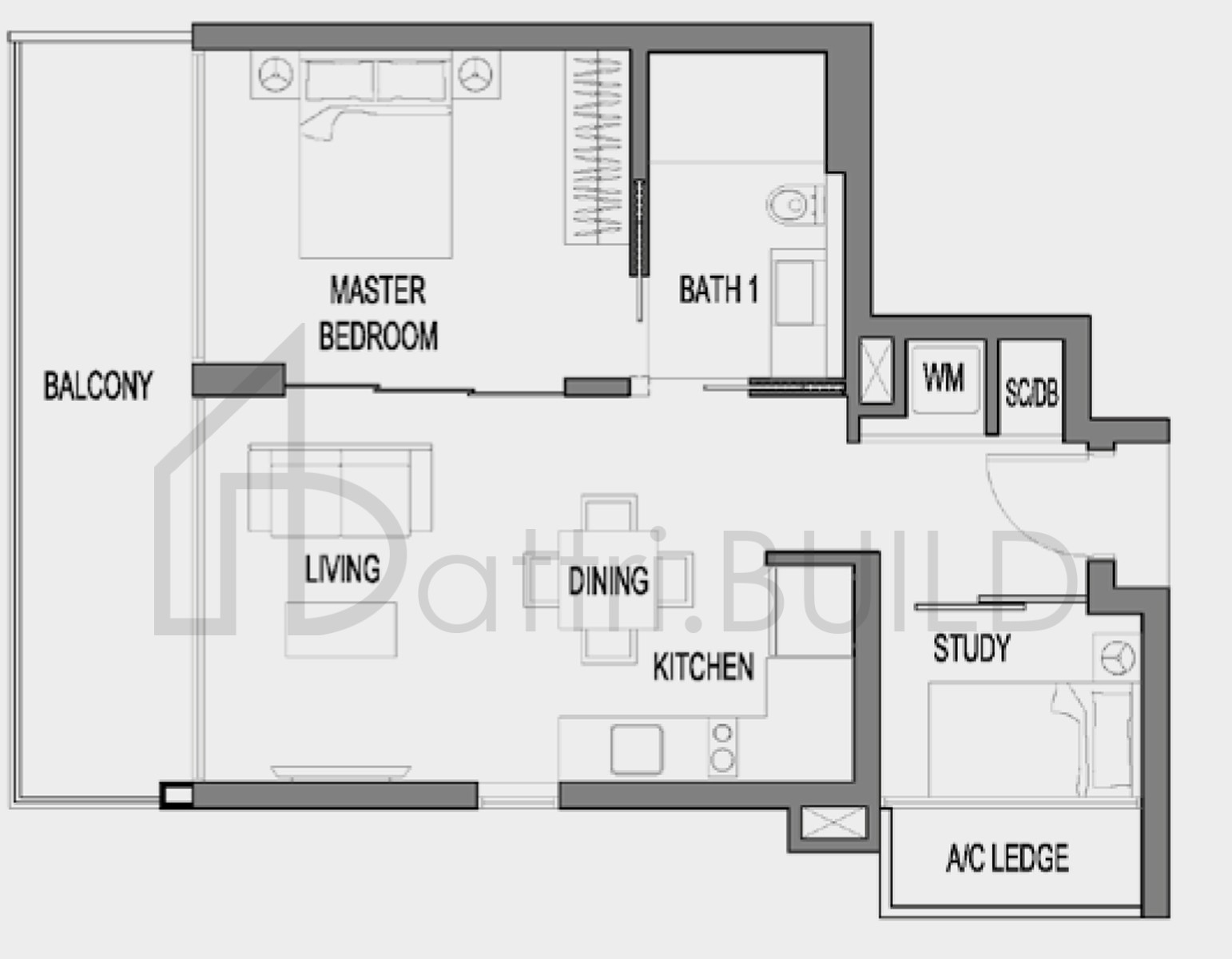 MARINE BLUE A3M floorplan (watermarked)