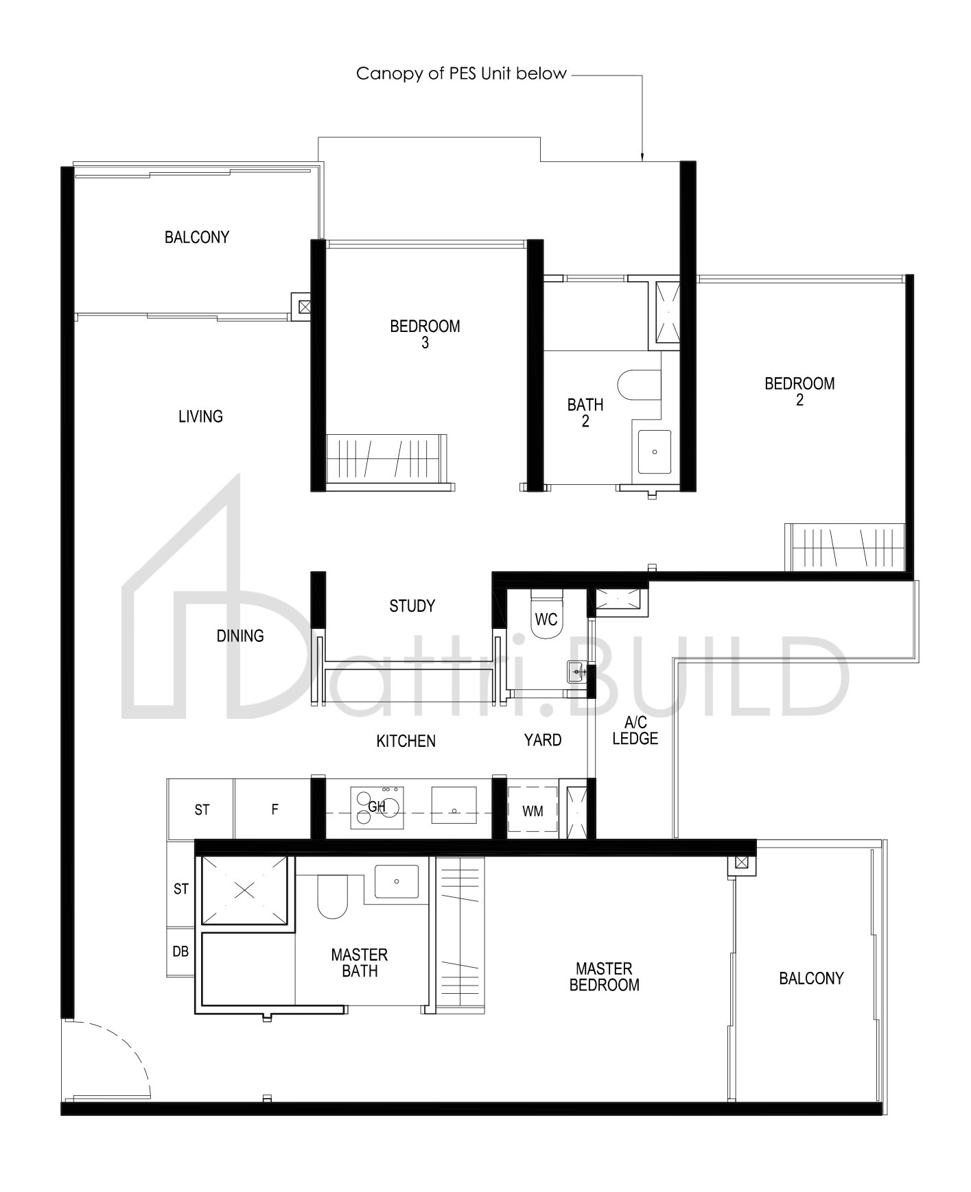 DAINTREE RESIDENCE C4 floorplan (watermarked)