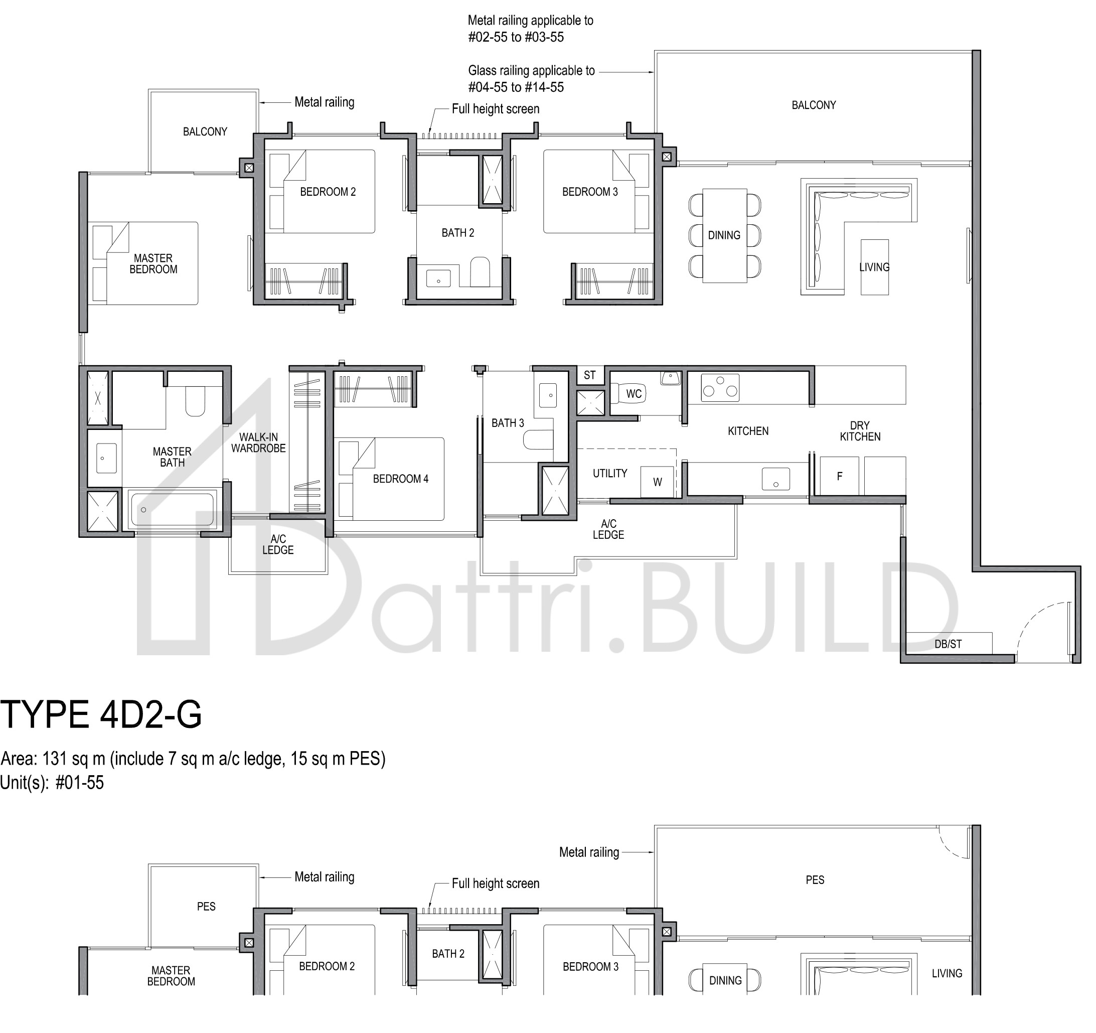 PARK COLONIAL 4D2-G floorplan (watermarked)